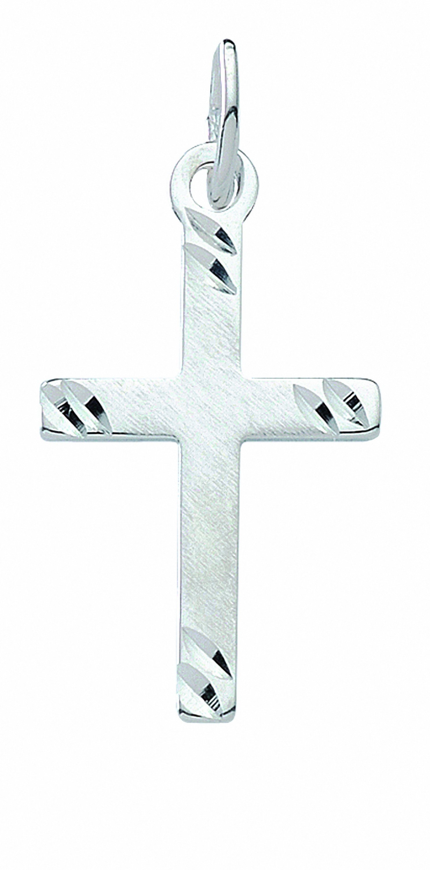 ADELIA ́S Damen Kettenanhänger "Kreuzanhänger 925 Silber", Silber 925 (Sterlingsilber), silber, Silber 925 (Sterlingsilber), Schmuckanhänger,