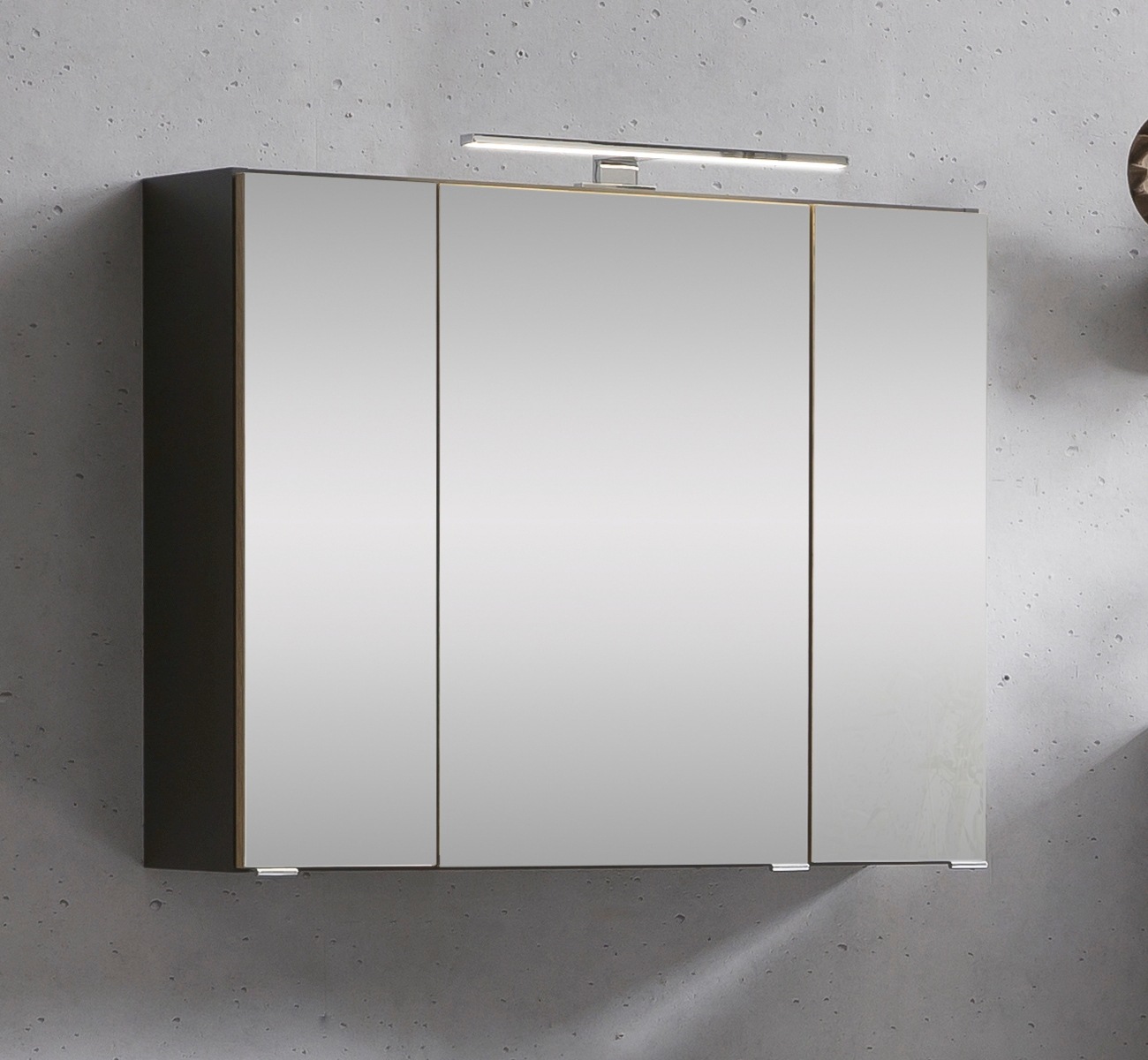 welltime Spiegelschrank »Kaunas«, 80 cm breit, Soft-Close-Funktion