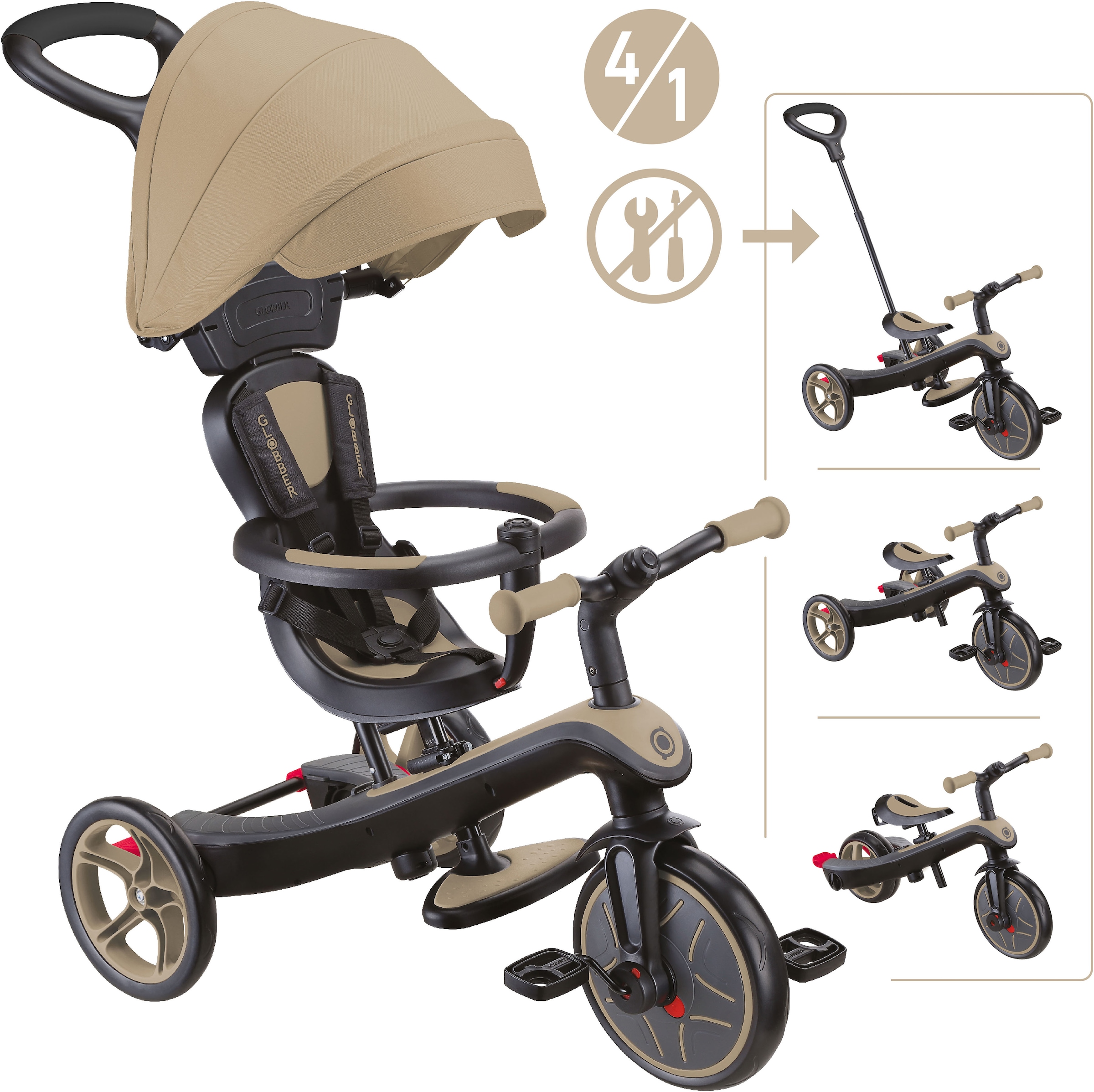 Globber Dreirad »EXPLORER TRIKE 4in1«