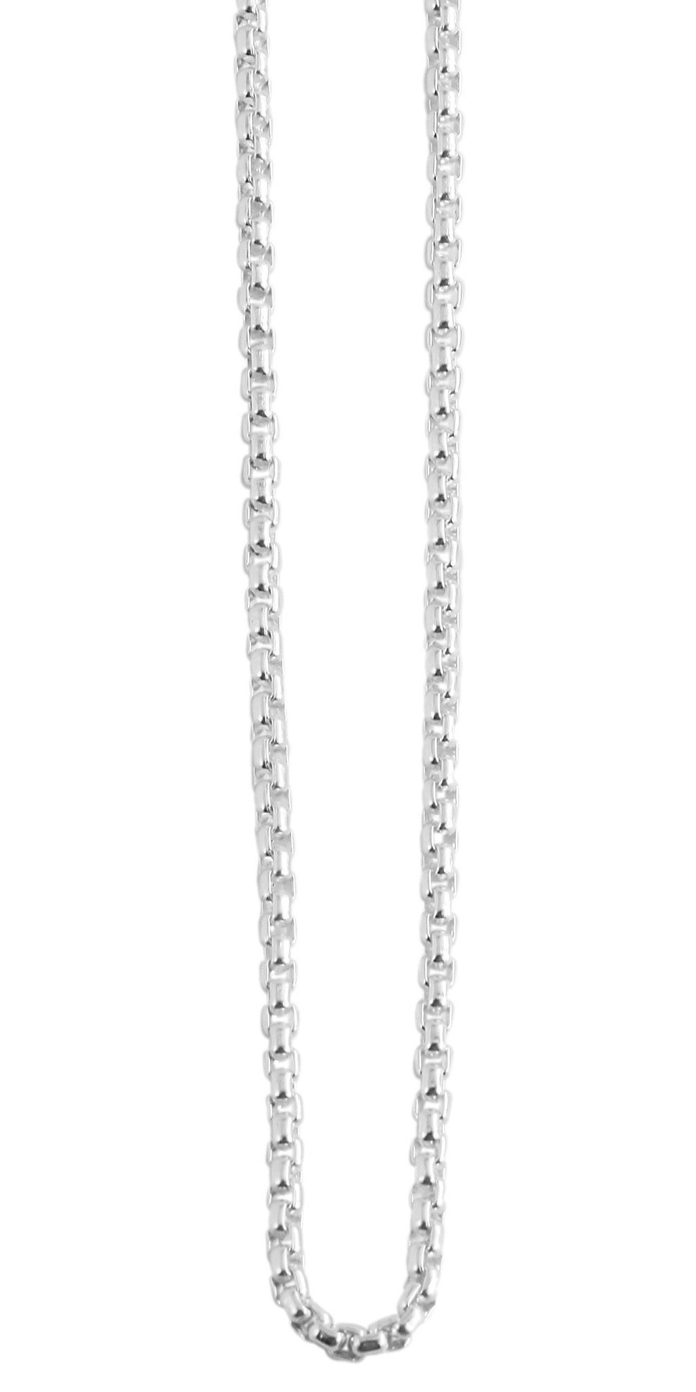 Adelia´s Gliederkette »Unisex Halskette – Venezianerkette aus Edelstahl 45+5« Zum Verschenken – passend für viele Anlässe
