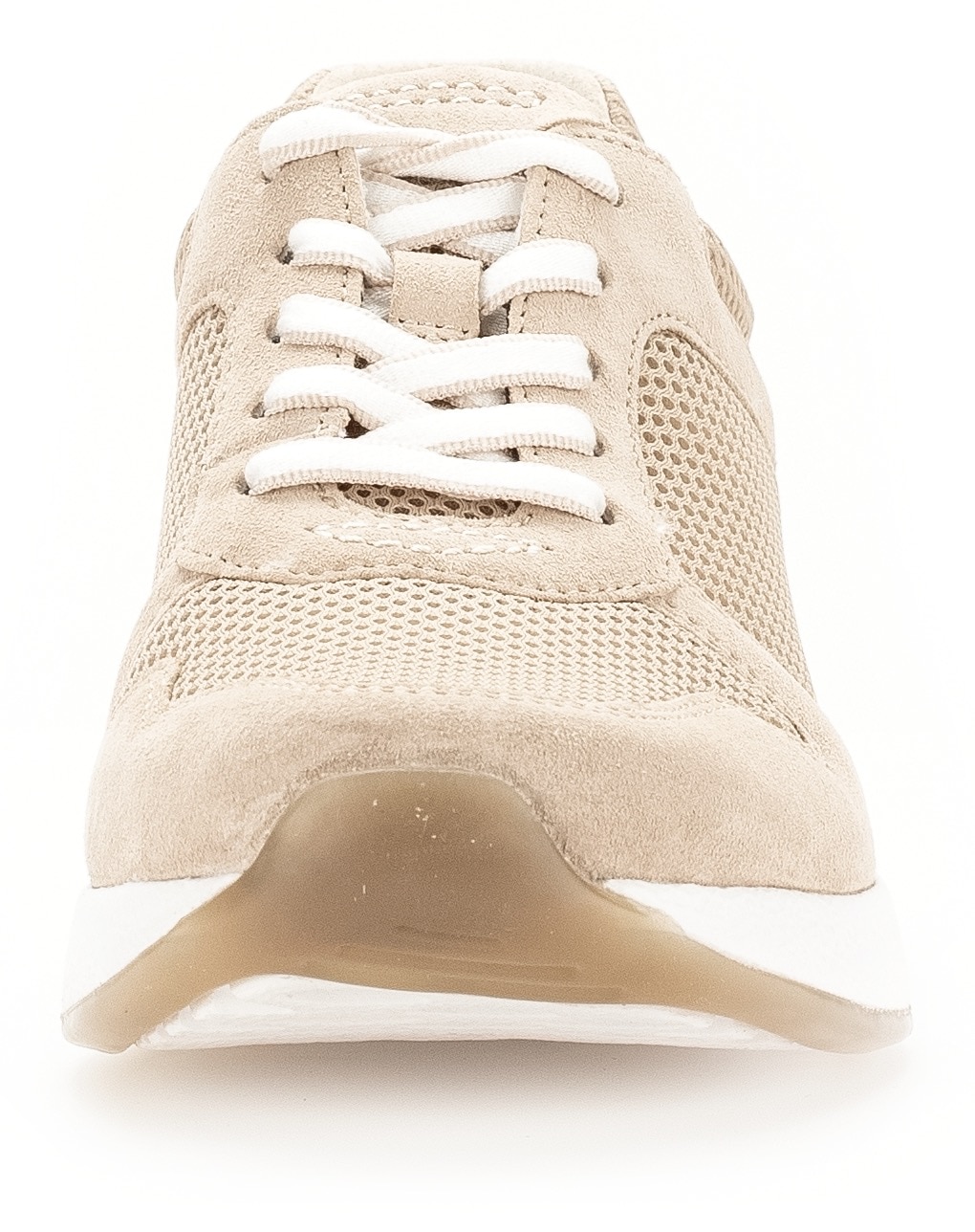 Gabor Rollingsoft Keilsneaker, Freizeitschuh, Halbschuh, Schnürschuh im sommerlichem Materialmix