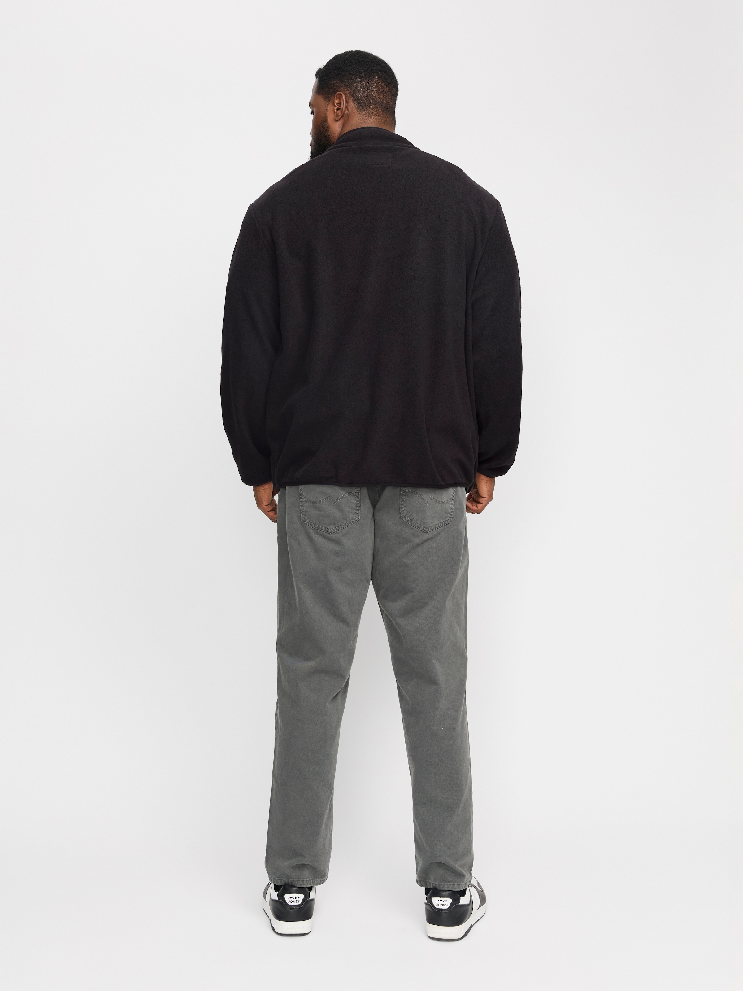 Jack & Jones PlusSize Fleecejacke »JJTHEO FLEECE JACKET PLS«, ohne Kapuze
