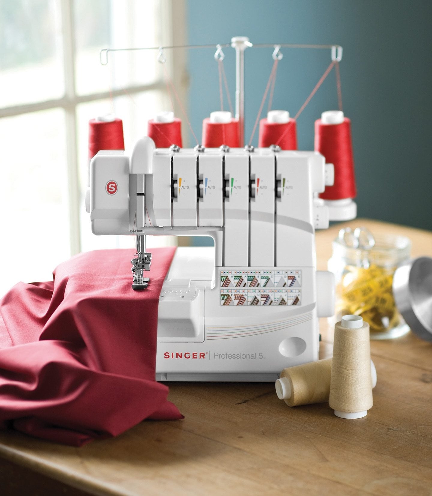 Singer Overlock-Nähmaschine 14T968DCD«, BAUR Stiche »Professional 14 14 Raten per | 5 Programme