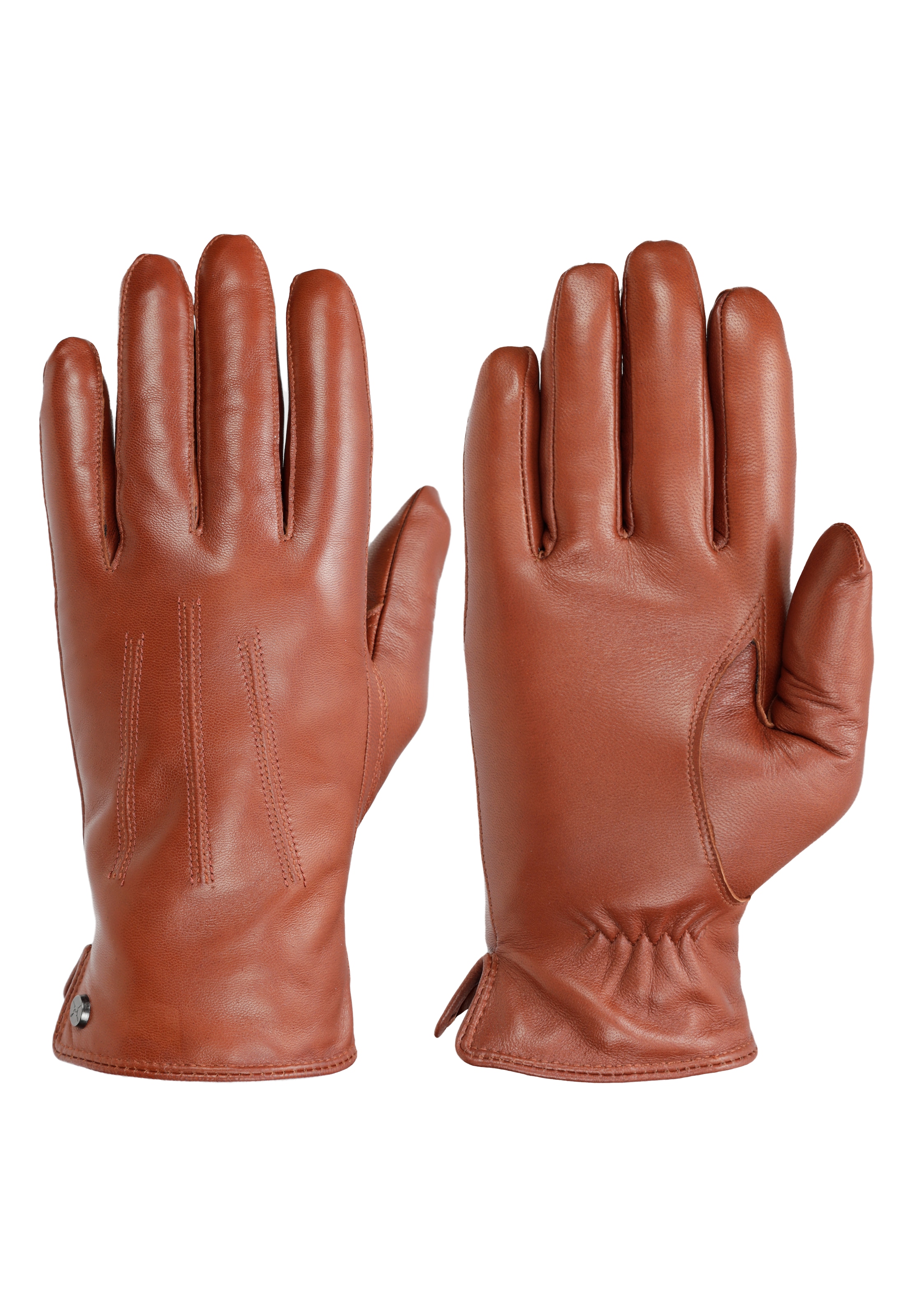 PEARLWOOD Lederhandschuhe "GRAY" Weiches Innenfutter mit Wollanteil, dekora günstig online kaufen