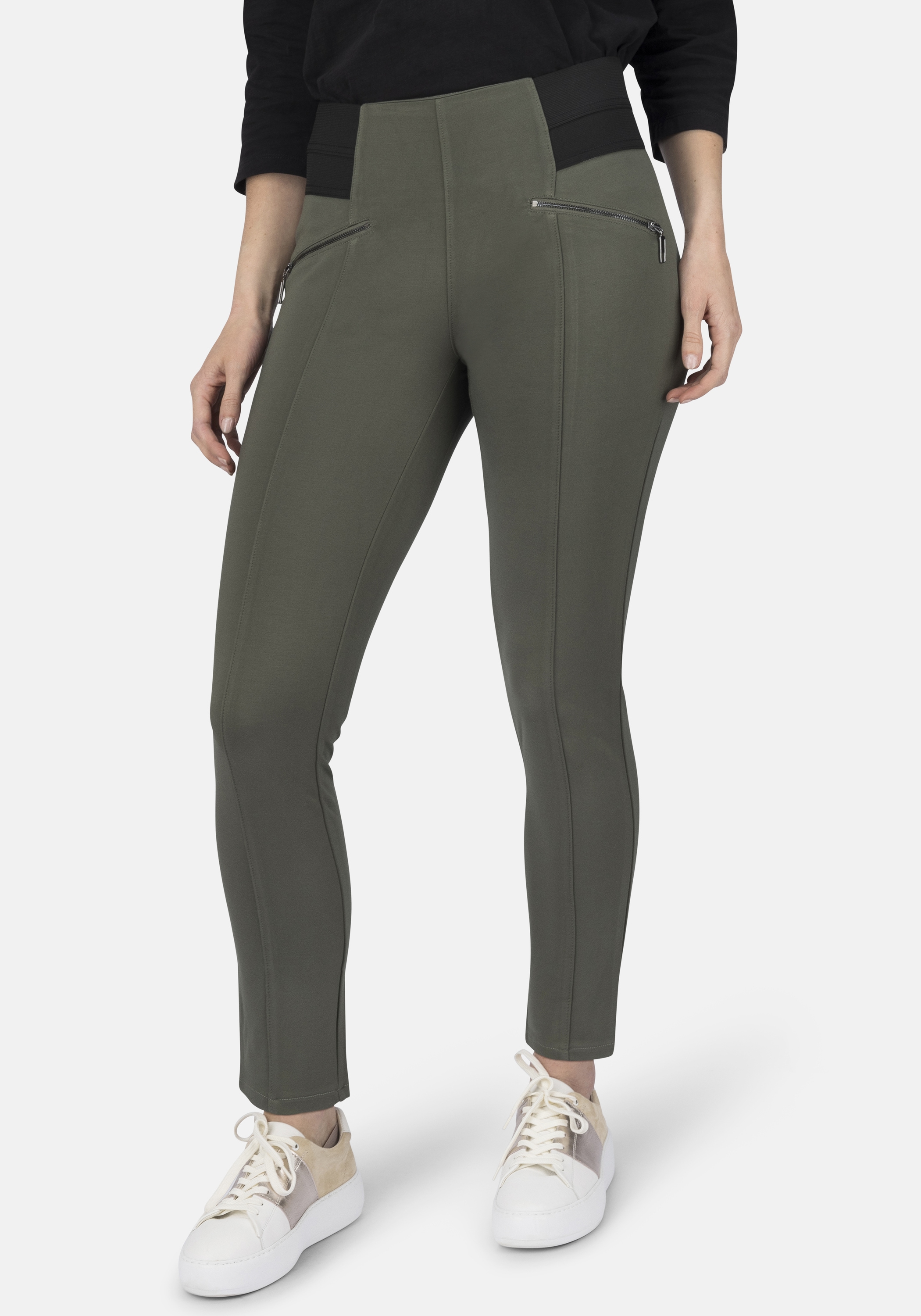 STOOKER WOMEN Leggings "Jerseyhose SIENNA", Damenhose Slim Fit Knitterfreie günstig online kaufen