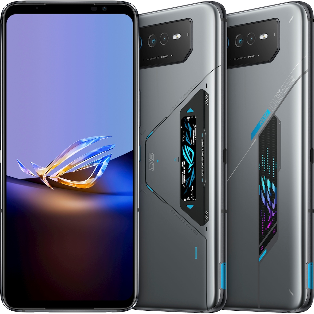 Asus Smartphone »ROG Phone 6D«, Space Grey, 17,22 cm/6,78 Zoll, 256 GB Speicherplatz, 50 MP Kamera