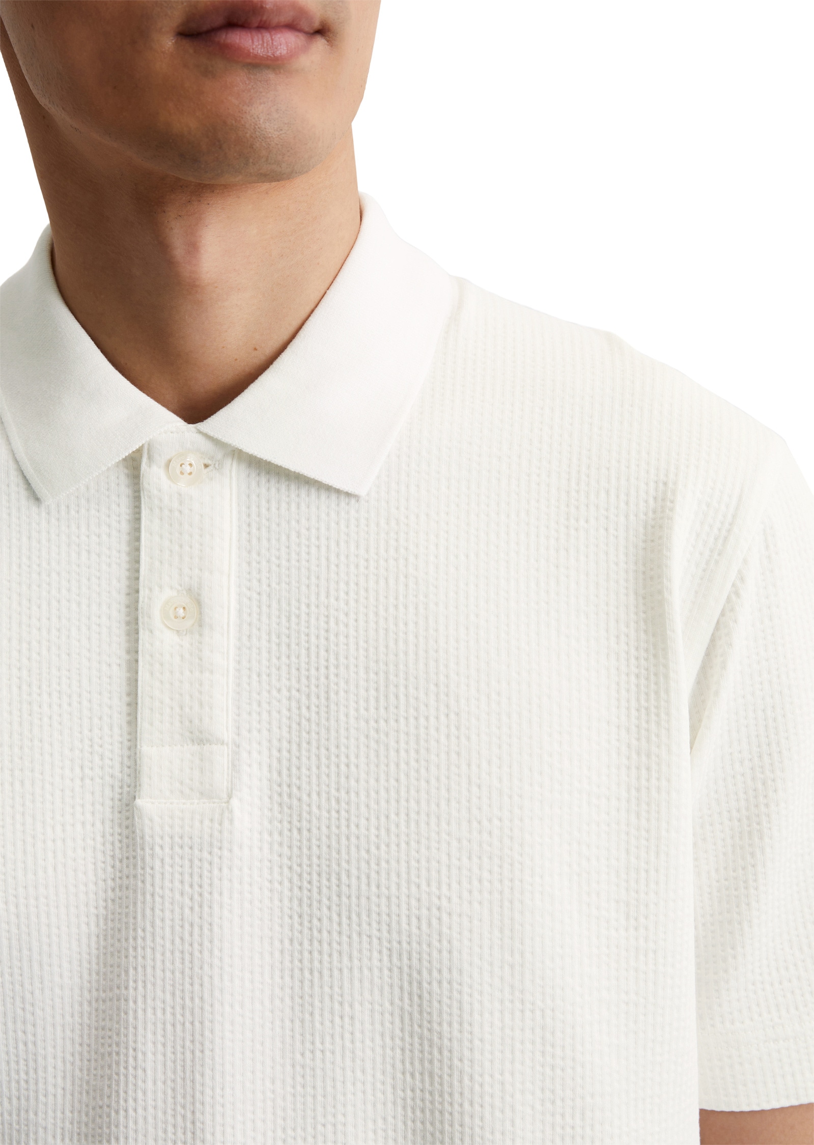 Marc O'Polo Poloshirt »aus Bio-Baumwoll-Mix«