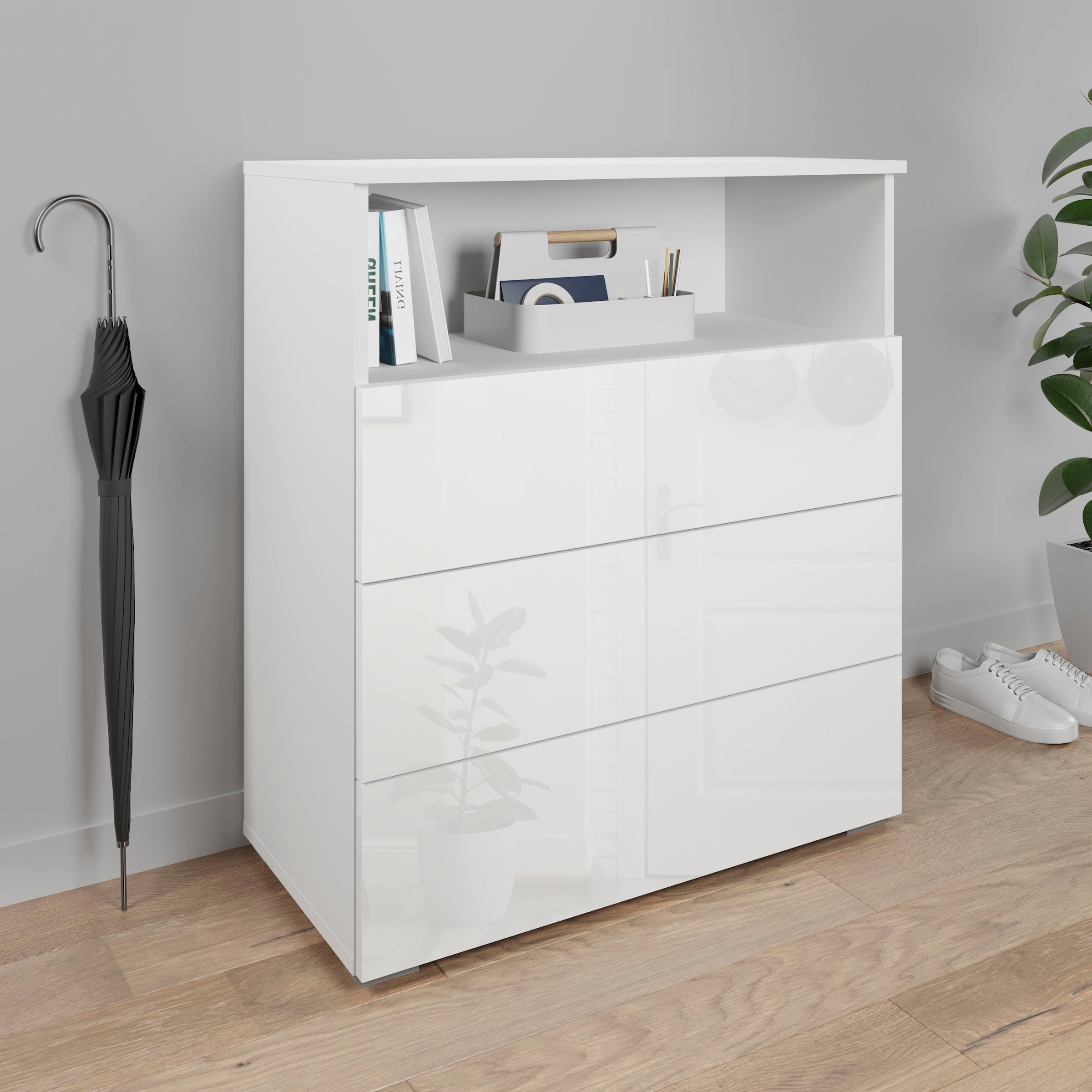 INOSIGN Kommode »Paris«, mit 3 Schubkästen (Breite 70 cm) im Sale | BAUR