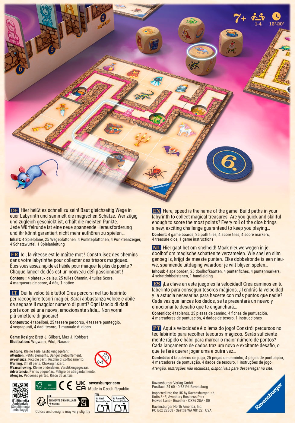 Ravensburger Spiel »Labyrinth GO!«, Made in Europe