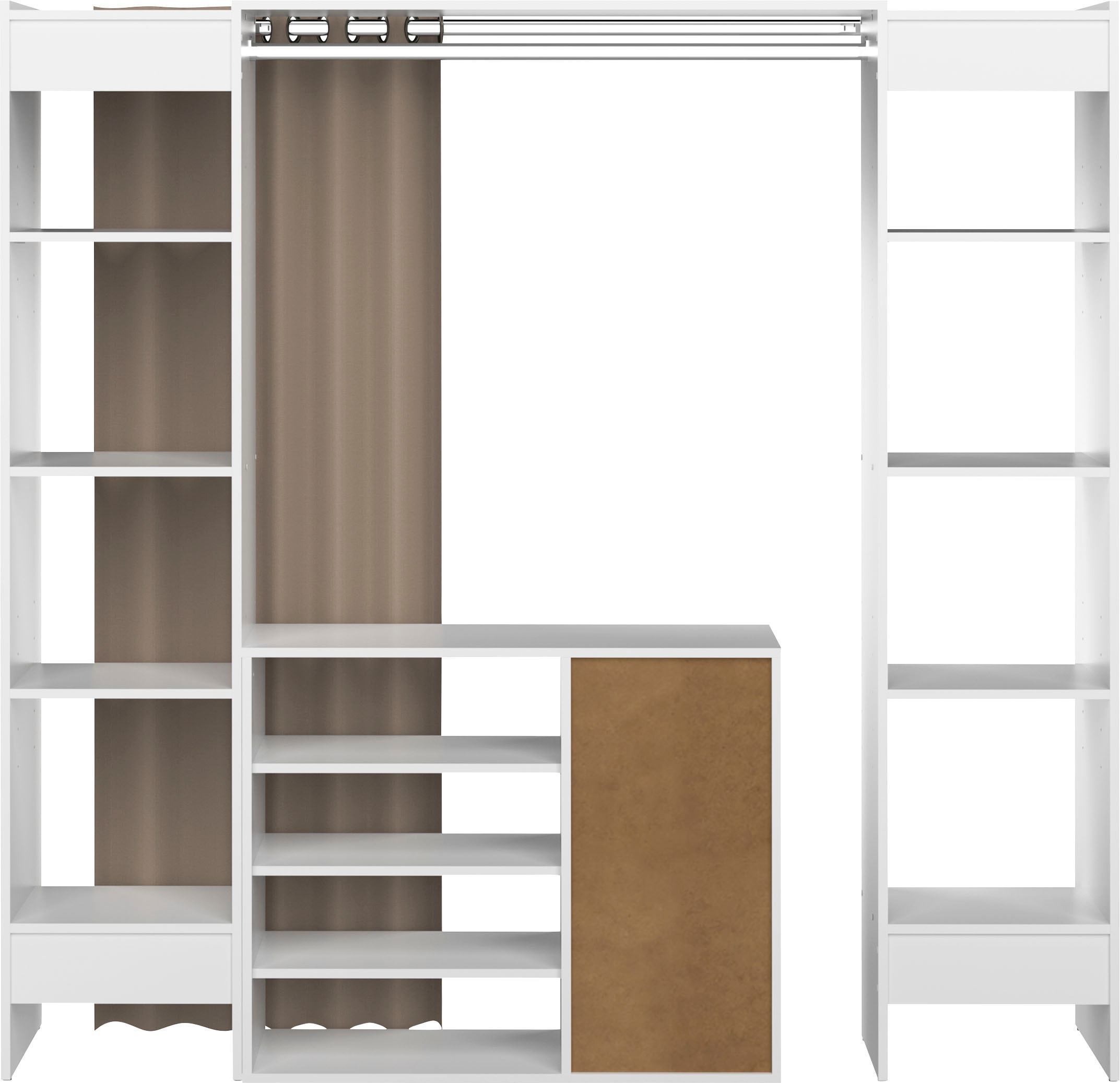 TemaHome Kleiderschrank »TOM«, ausziehbar auf 185,3 cm