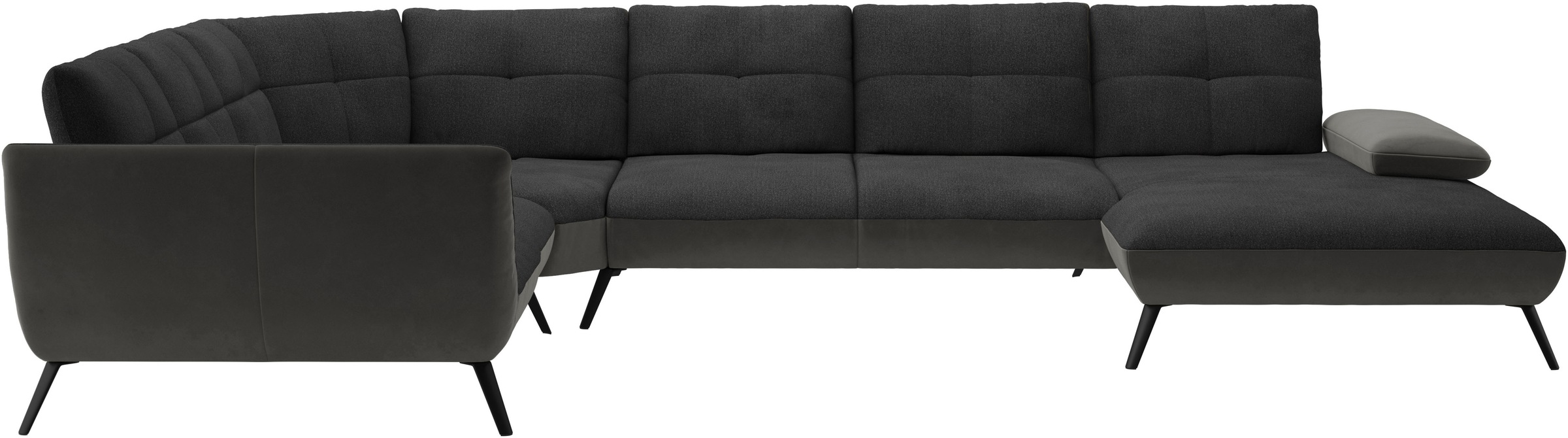 Places of Style Wohnlandschaft »Mikado U-Form«, inkl. Sitztiefenverstellung und Armteilverstellung