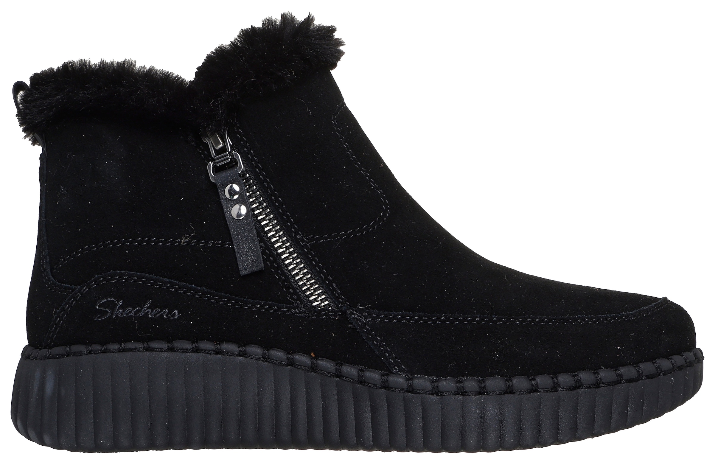 Skechers Winterboots »WILSHIRE BLVD-FRESH ZIP«, Boots mit Reißverschluss