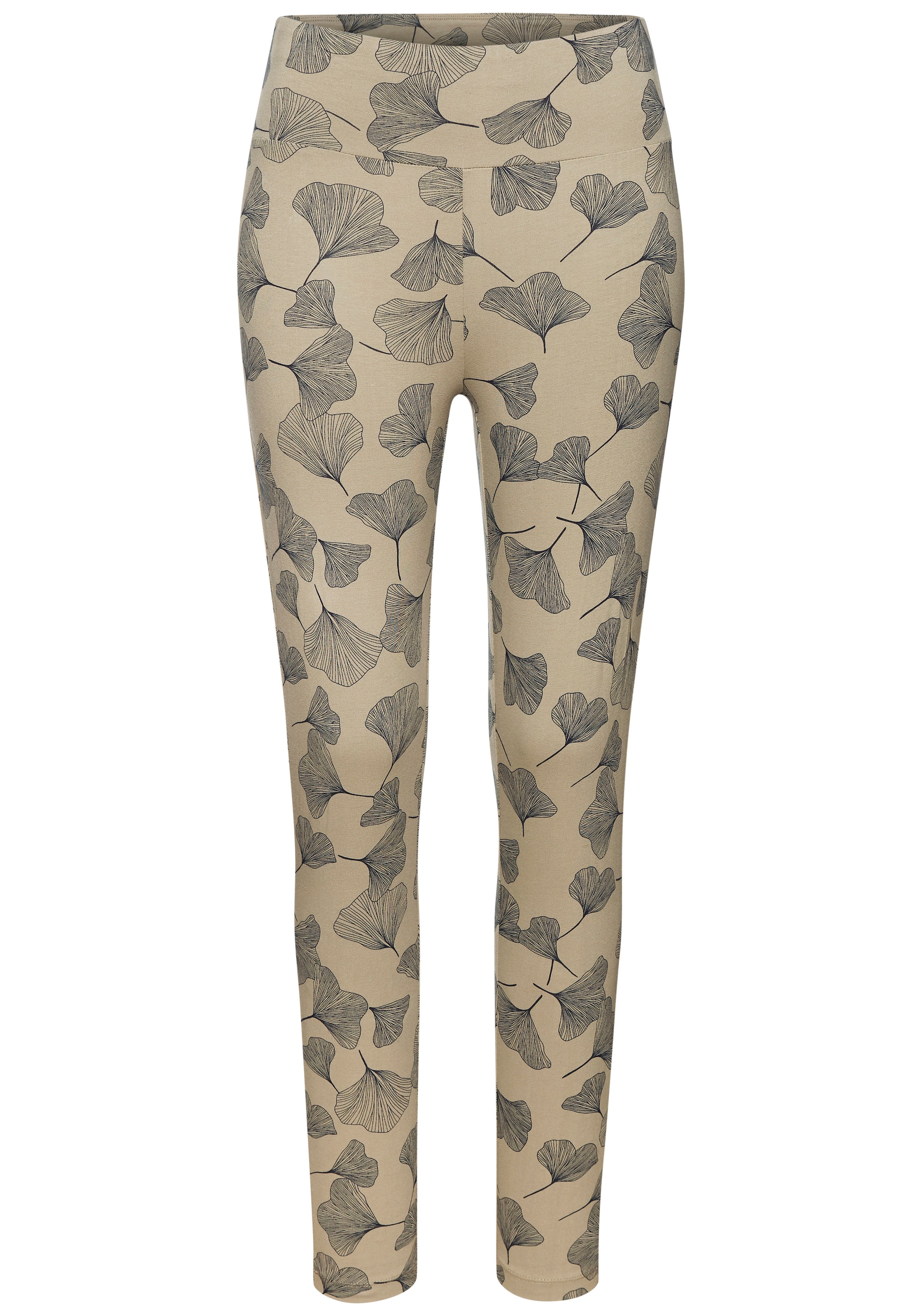 LASCANA Leggings, Allover Druck mit Foil Print