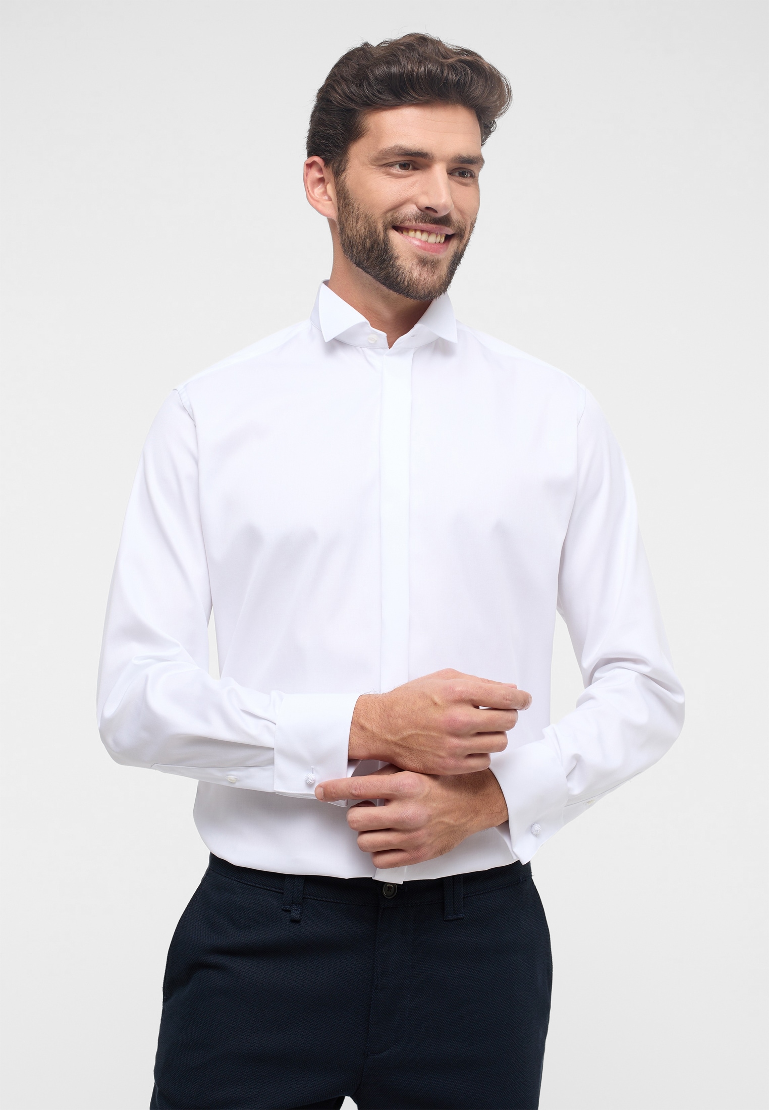 Eterna Langarmhemd "MODERN FIT", NON IRON (bügelfrei) günstig online kaufen