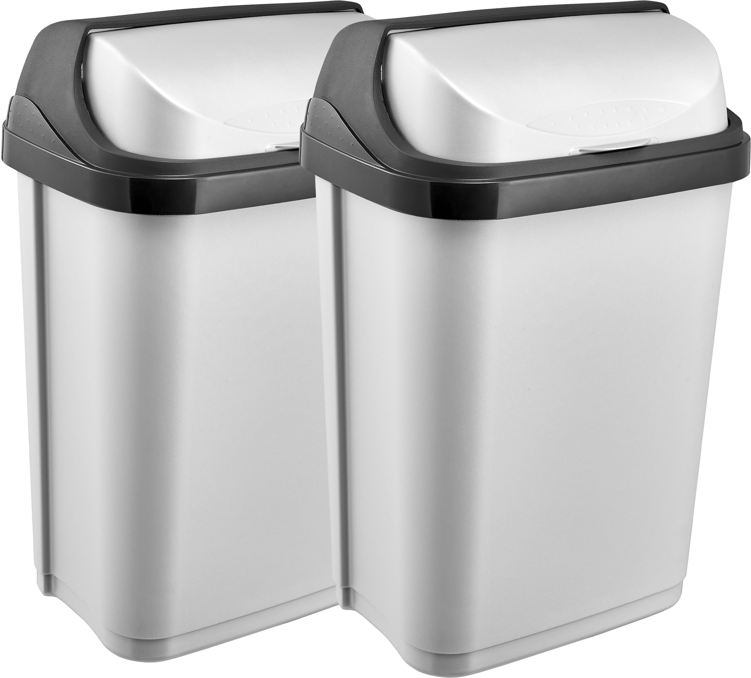 keeeper Mülleimer "rasmus, 2er Set, Abfallbehälter mit Rolldeckel" Deckel k günstig online kaufen