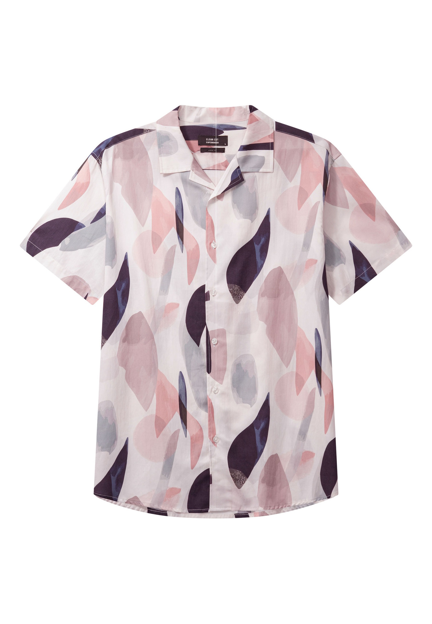 Clean Cut Copenhagen Kurzarmhemd "Clean Cut Copenhagen Bowling Ebbe Printed S/S Shirt" 1
