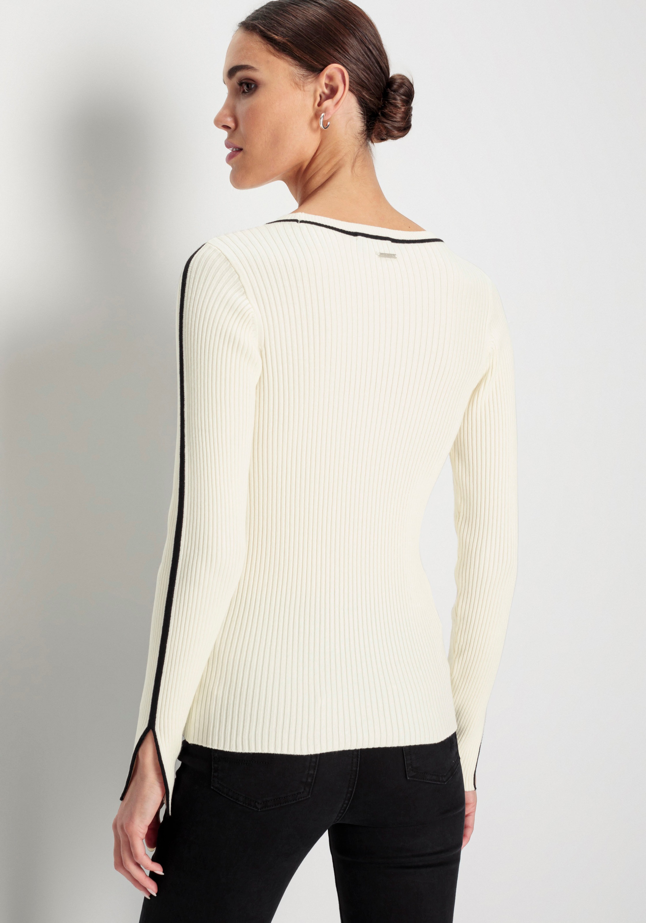 Thumbnail - HECHTER PARIS Strickpullover, mit Kontrastdetails