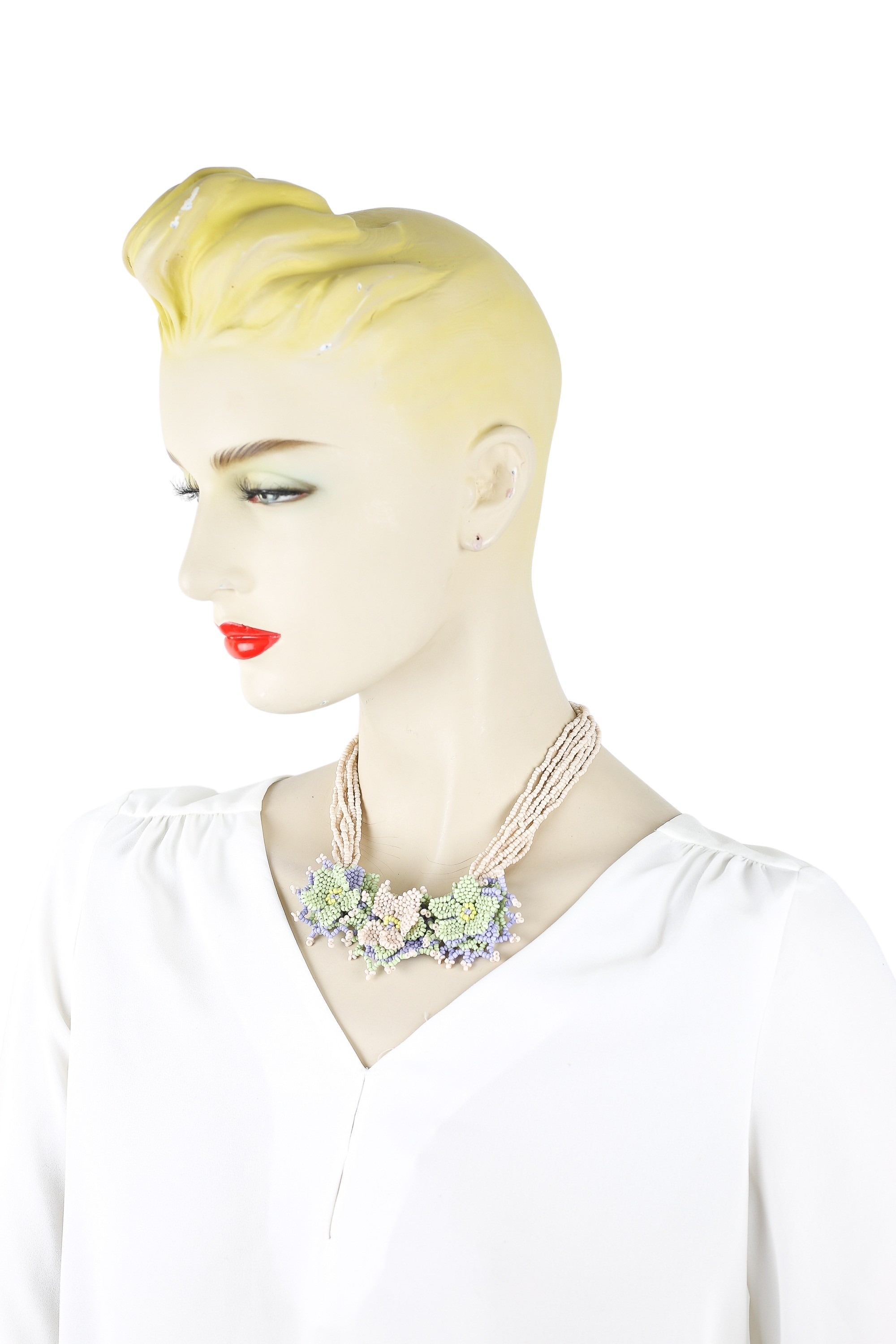 COLLEZIONE ALESSANDRO Kette mit Anhänger »Eleni«, 8 reihige Glasperlenkette