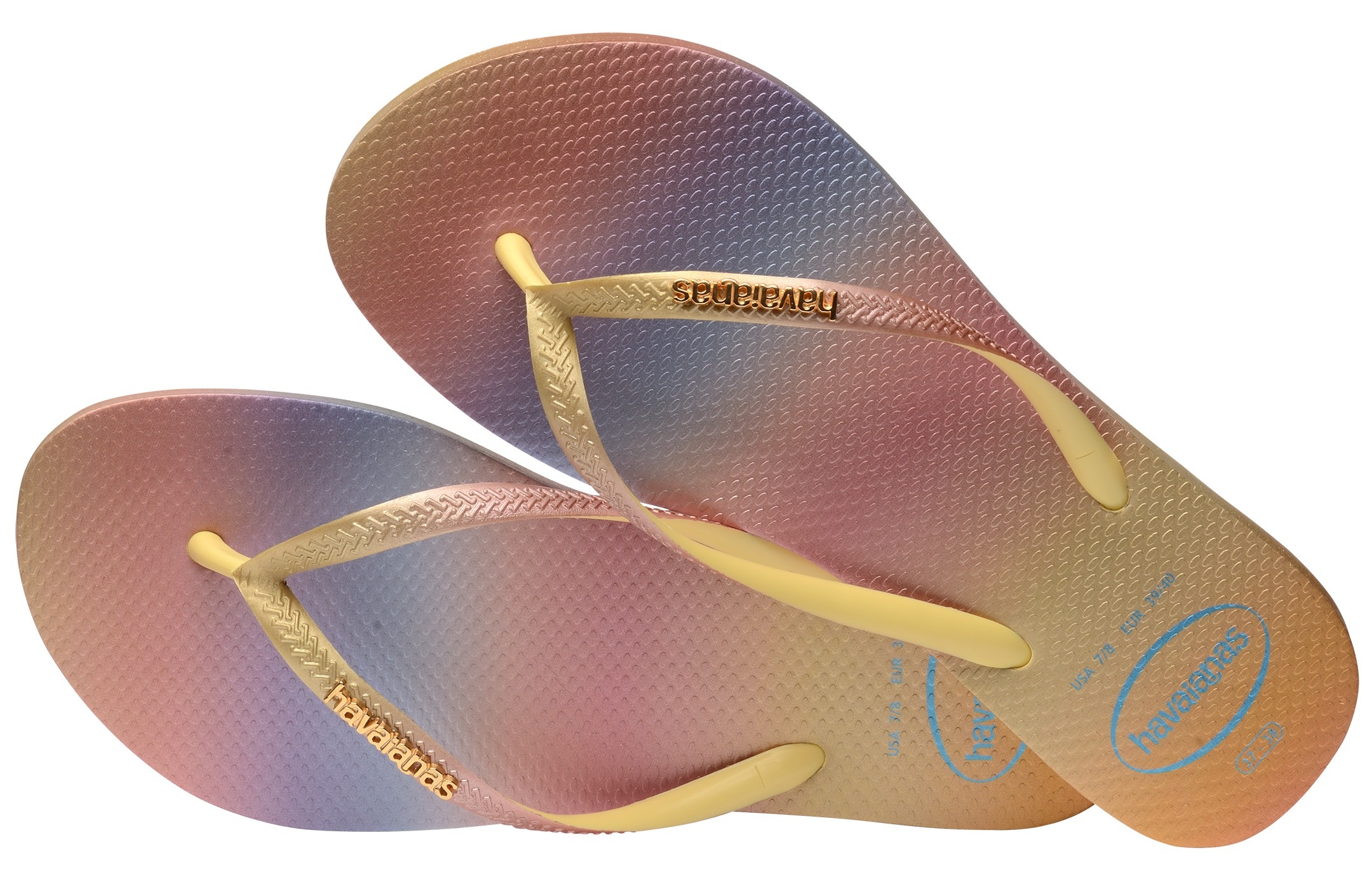 Havaianas Zehentrenner »SLIM GRADIENT SUNSET«, Sommerschuh, Schlappen, Poolsildes mit sommerlichem Farbverlauf