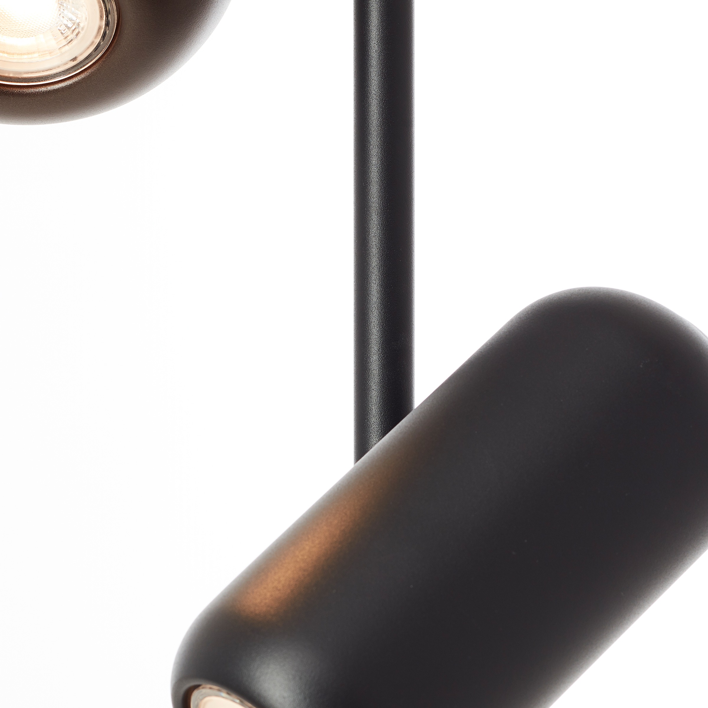Brilliant Stehlampe »Jane« GU10 1 Stk. H 145 cm, 3x GU10 Fassung, schwenkbar, Metall, schwarz braun