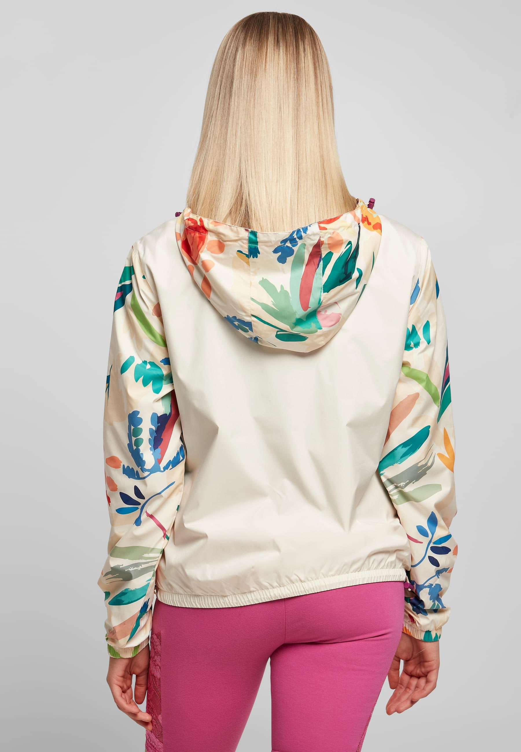 URBAN CLASSICS Allwetterjacke »Urban Classics Damen Ladies Mixed Pull Over Jacket«, (1 St.), mit Kapuze