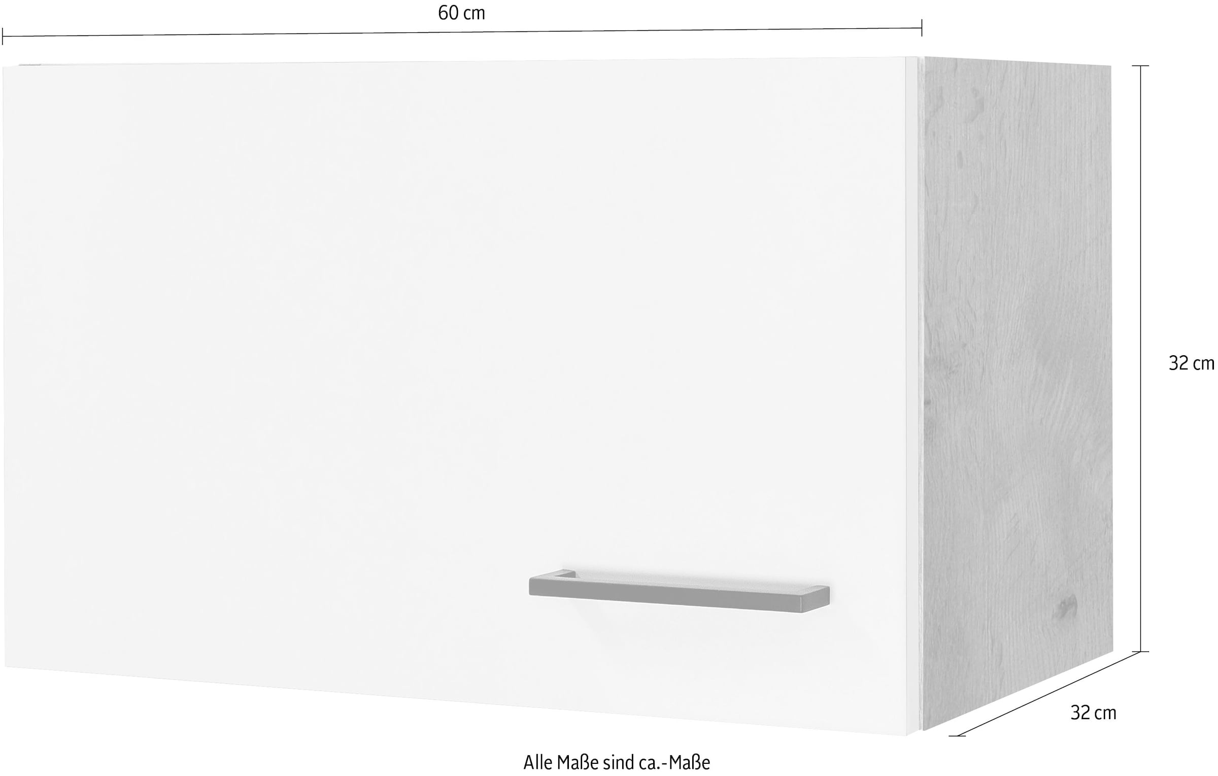 Flex-Well Kurzhängeschrank »Vintea«, (B x H x T) 60 x 32 x 32 cm, mit  Metallgriffen kaufen | BAUR