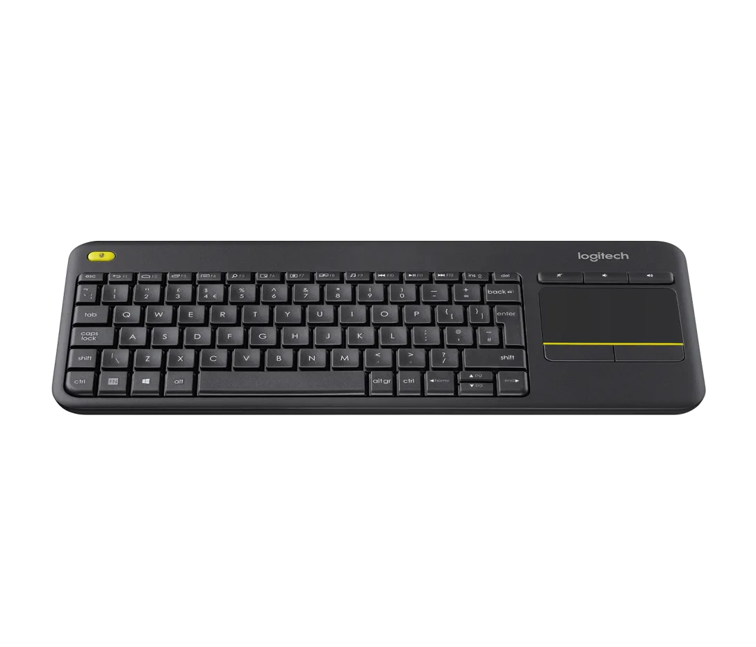 Logitech Tastatur- und Maus-Set »Wireless Touch Keyboard K400 Plus FR-Layout«
