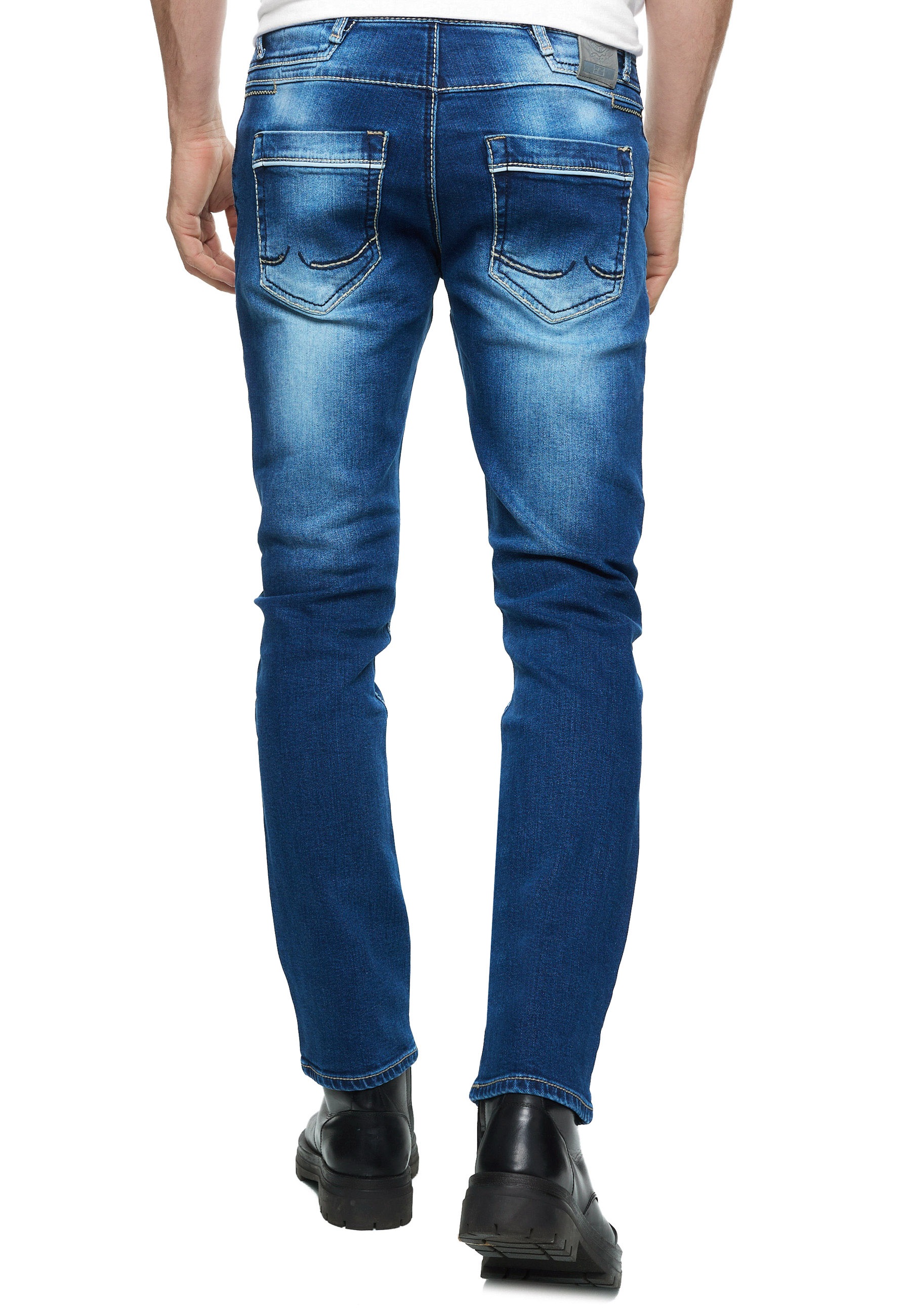 Rusty Neal Straight-Jeans »TOYAMA«, mit coolen Kontrastnähten