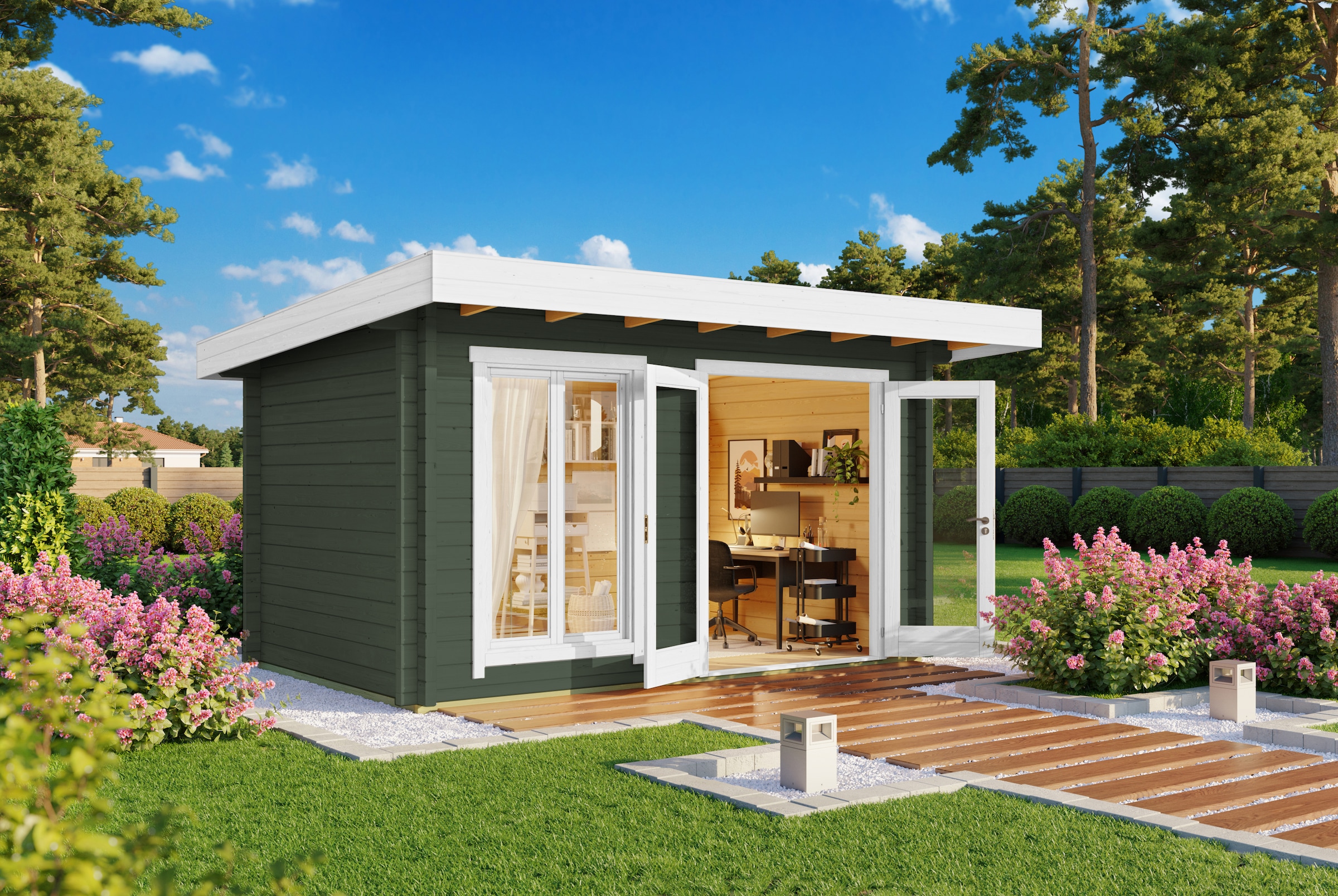 Nordic Holz Gartenhaus "DORSET 71" günstig online kaufen