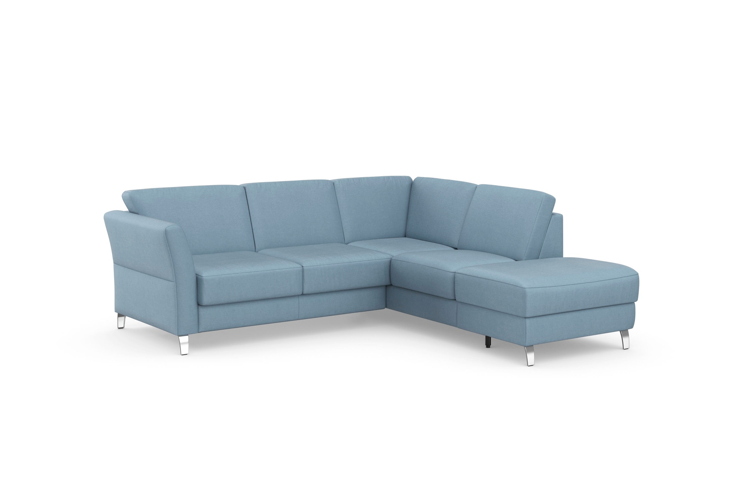 sit&more Ecksofa "Visby L-Form", Wahlweise mit Bettfunktion und Stauraum, f günstig online kaufen