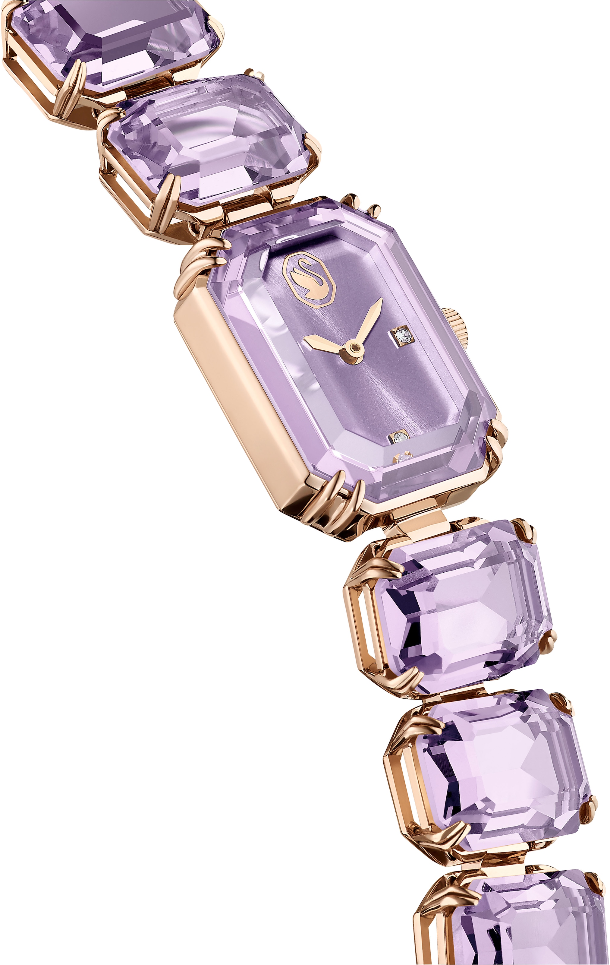 Swarovski Quarzuhr »MILLENIA«, Armbanduhr, Damenuhr, Swiss Made, Edelstahlarmband, analog