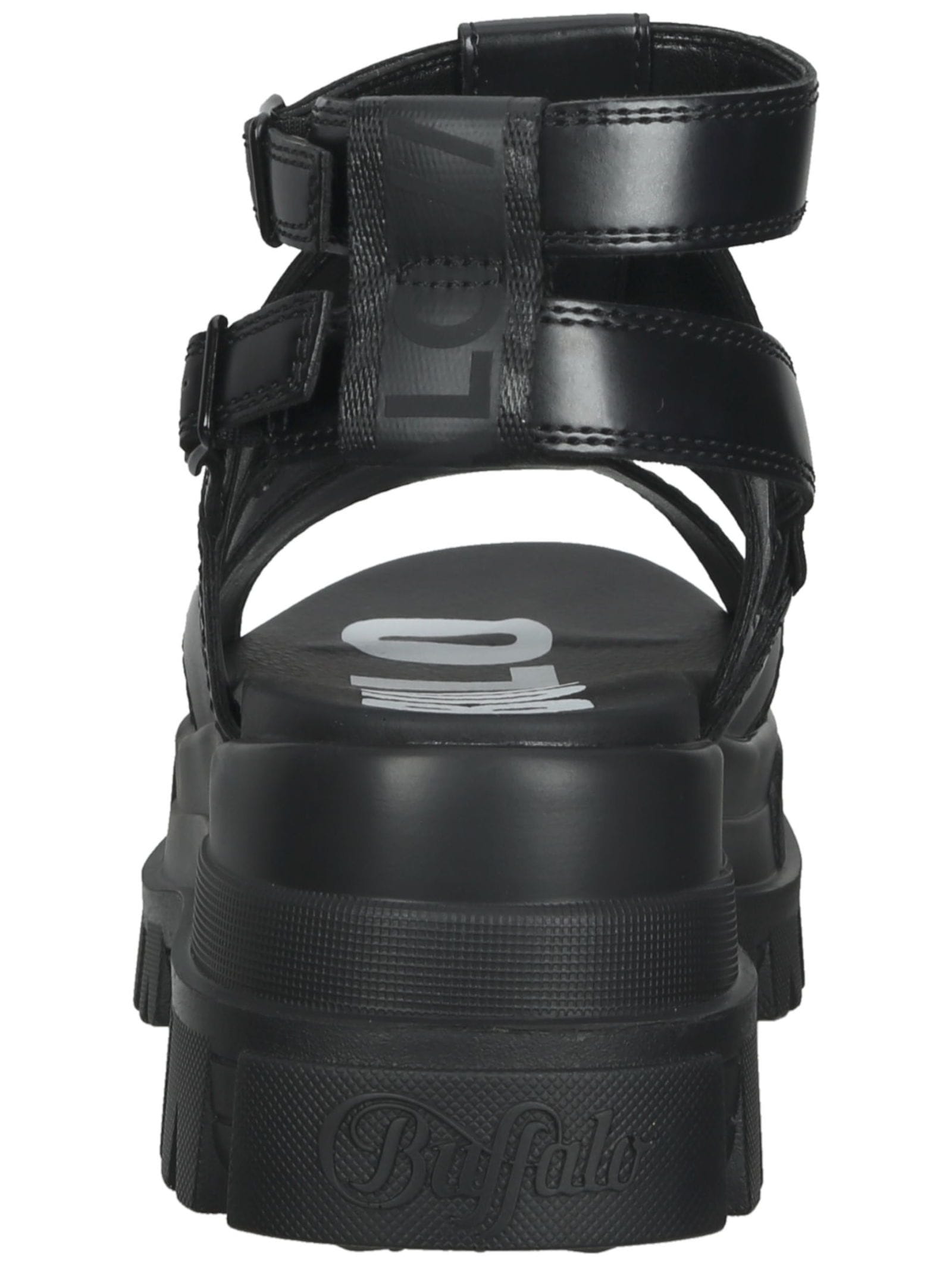 Buffalo Plateausandaletten »Buffalo Sandalen Lederimitat«