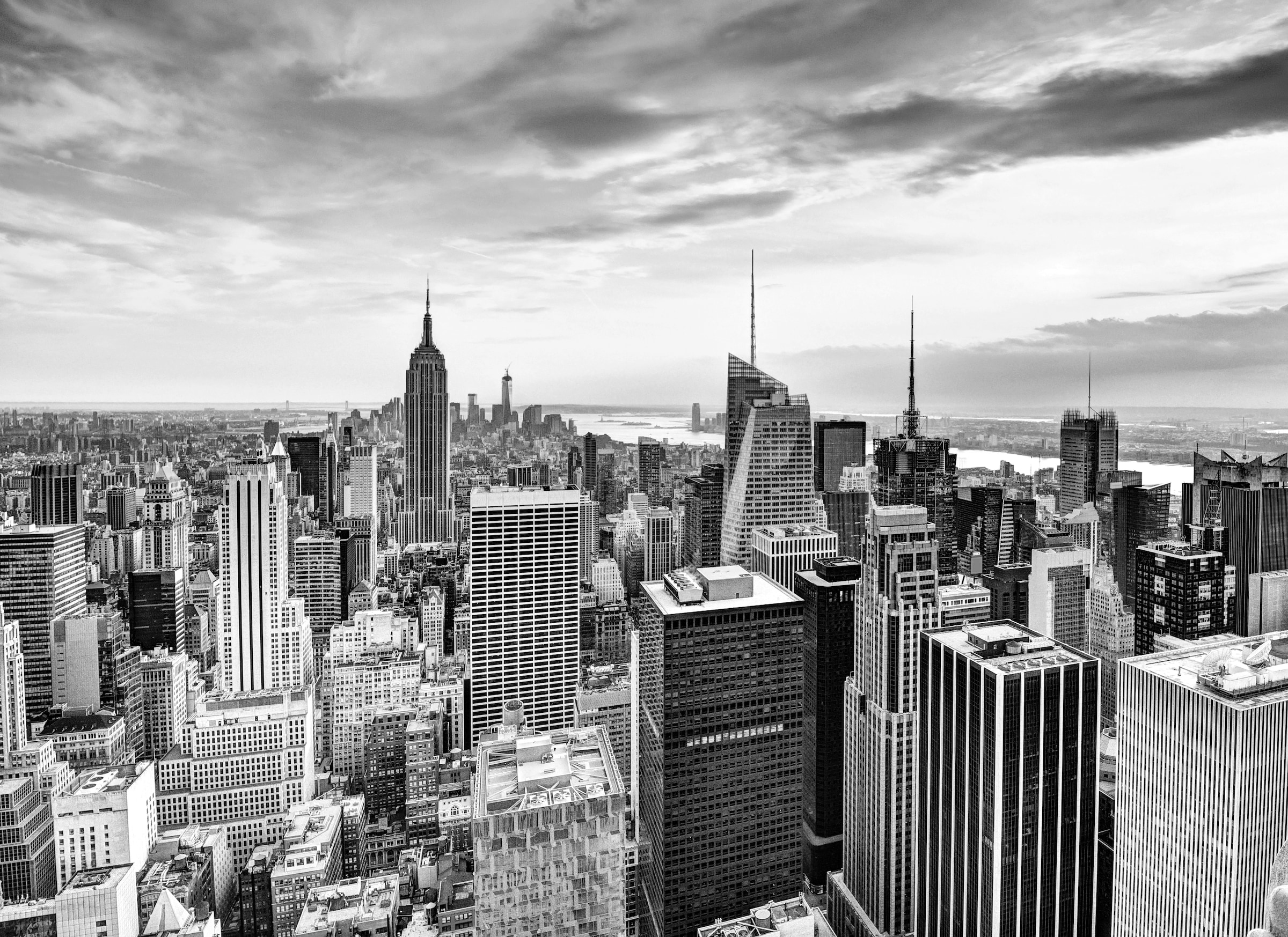 Papermoon Fototapete "New York Schwarz & Weiß"