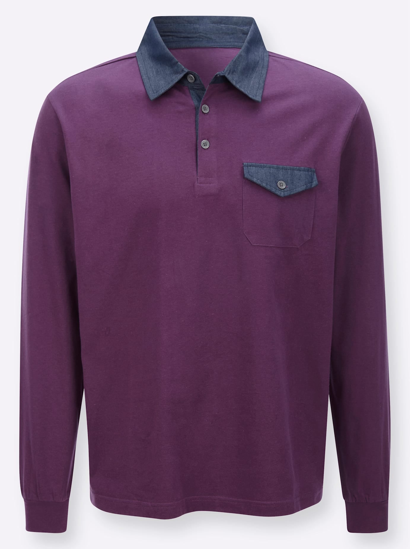 Classic Poloshirt »Langarm-Poloshirt« 1
