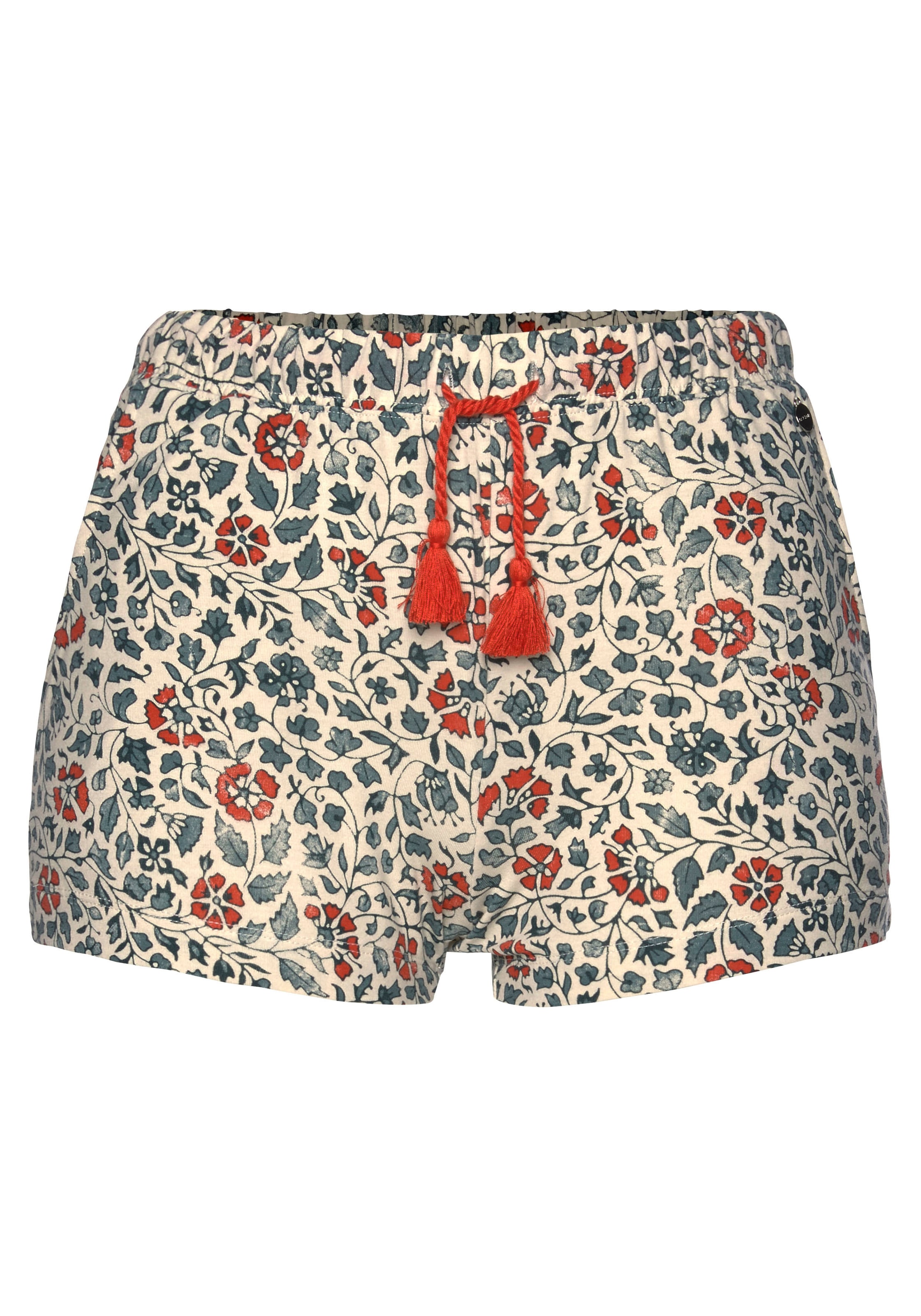 LASCANA Schlafshorts, im Blumen Allover-Druck