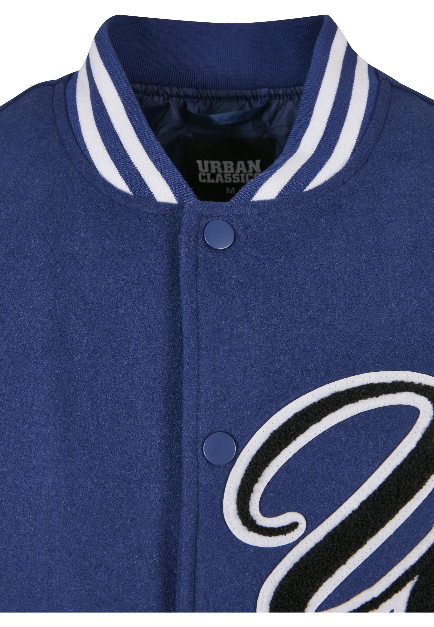 URBAN CLASSICS Allwetterjacke »Urban Classics Herren Big U College Jacket« 1 Stk. tlg. ohne Kapuze