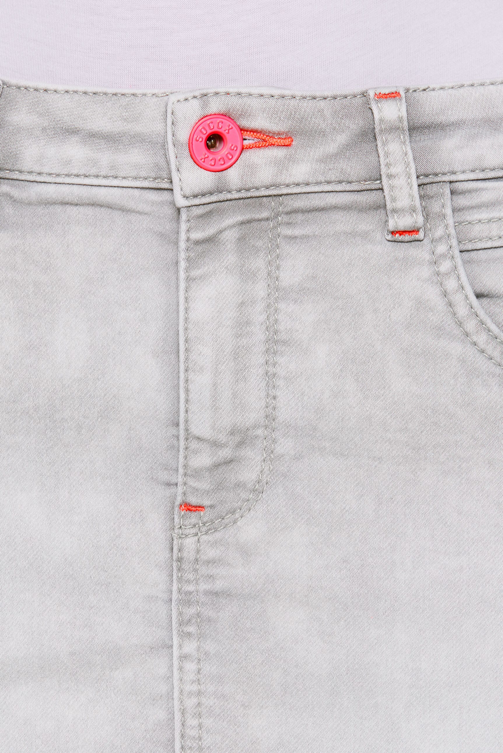 SOCCX Jeansrock, mit Gehschlitz