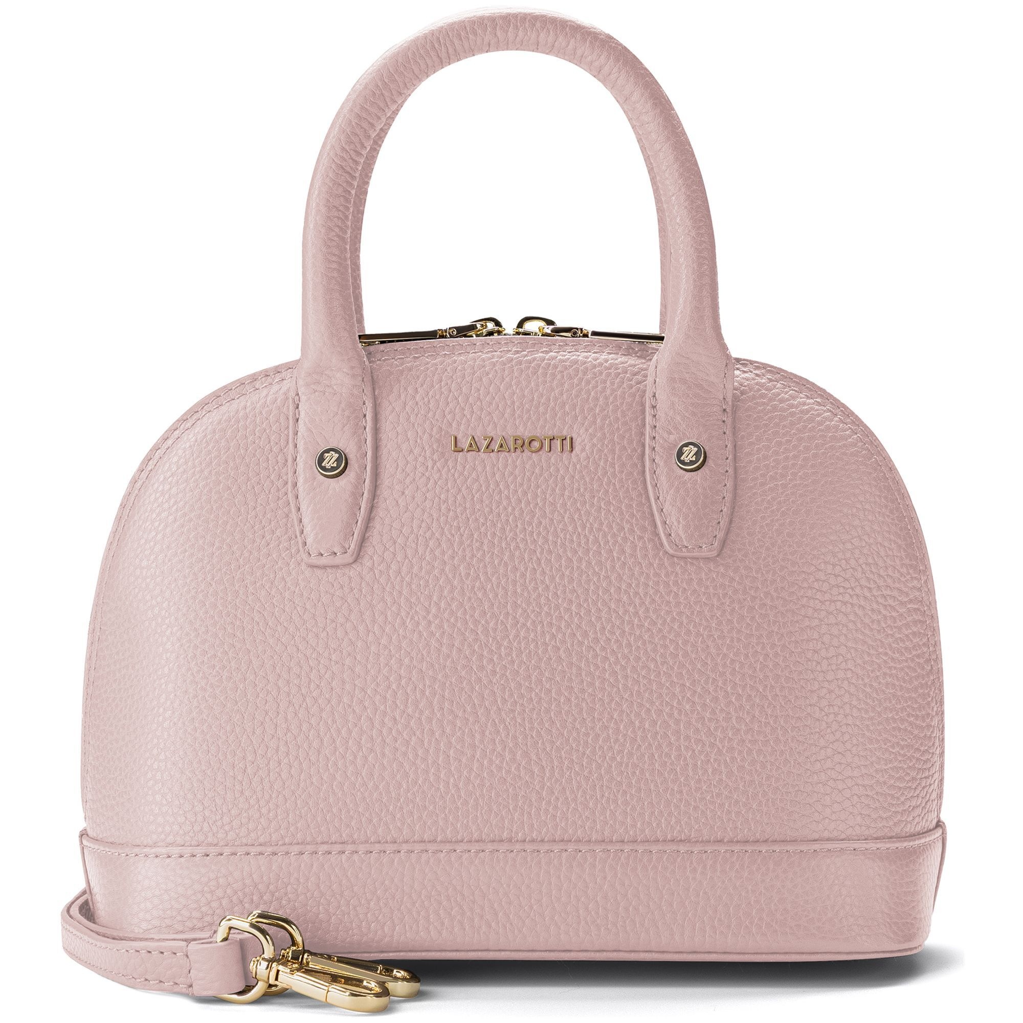 Lazarotti Henkeltasche "Bologna Leather Handtasche Crossbody Leder 24 cm"