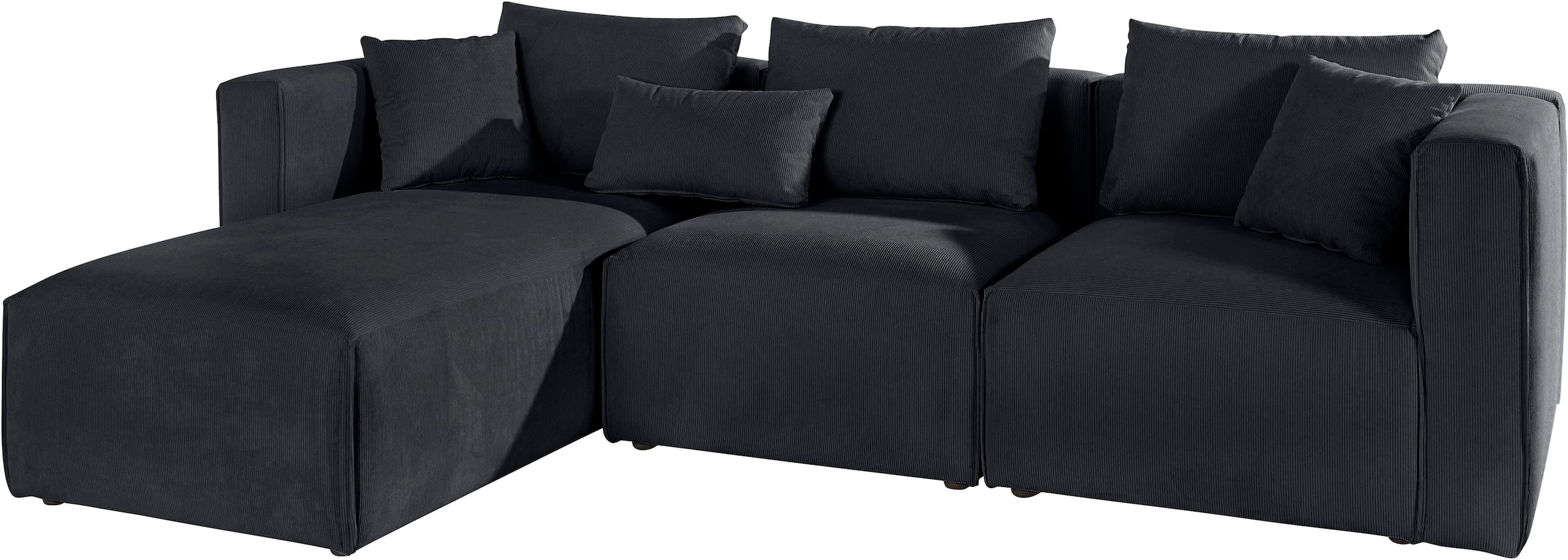Guido Maria Kretschmer Home&Living Ecksofa »Comfine L-Form«, zusammengesetzt aus Modulen, 3 Bezugsqualitäten und viele Farben