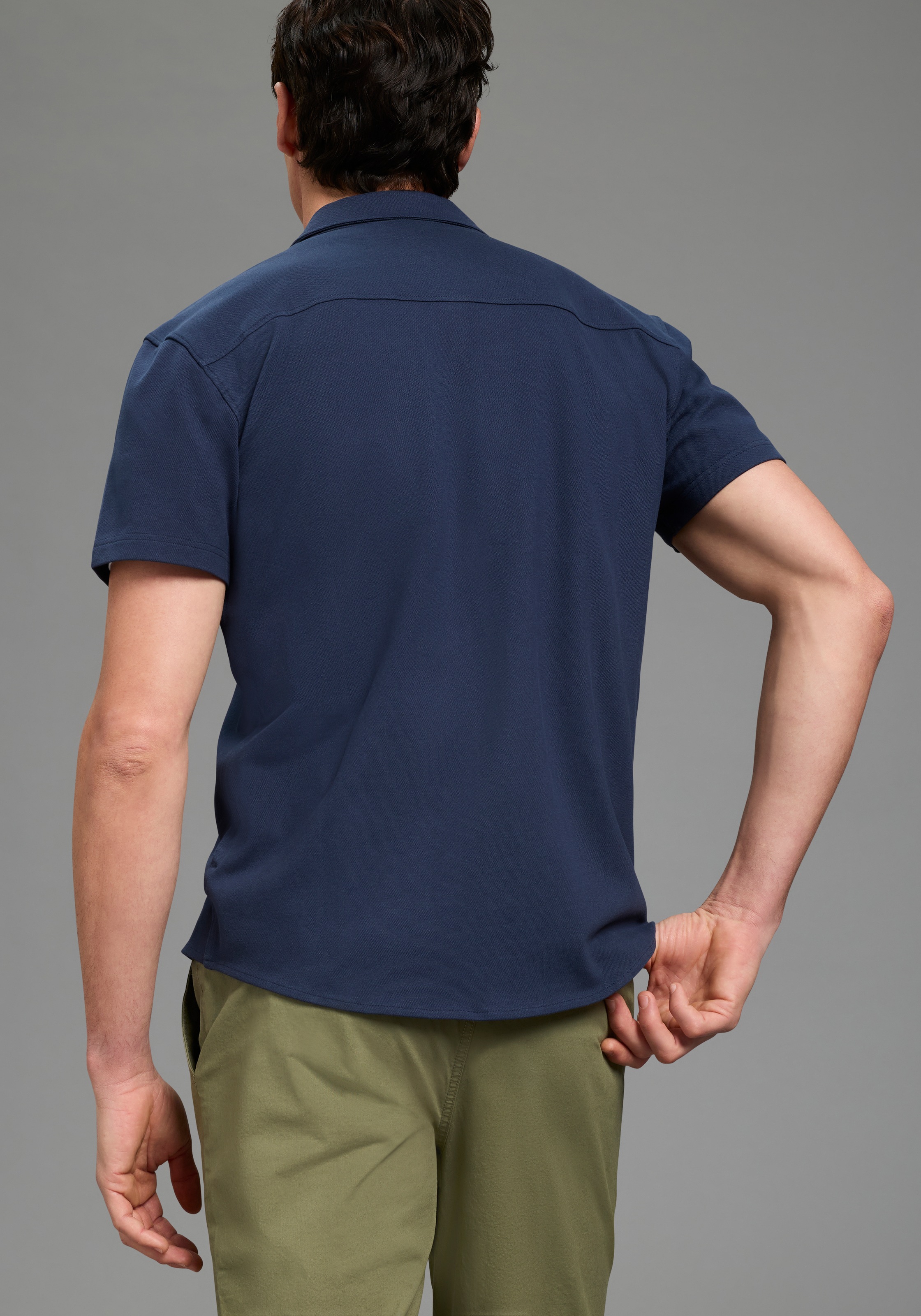 Bruno Banani Kurzarmhemd Kurzarm, für verschiedene Anlässe, aus Baumwolle u günstig online kaufen