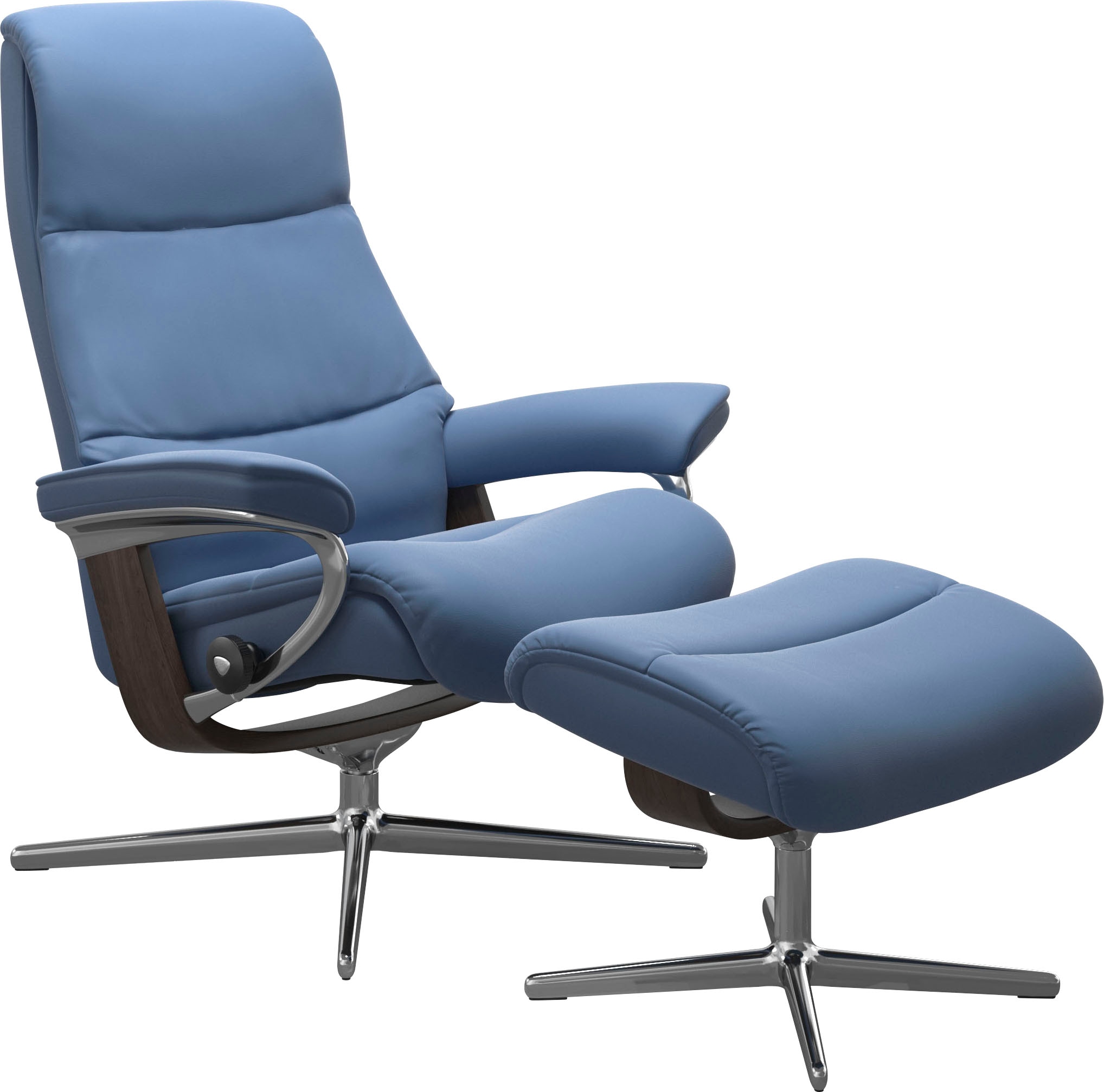 Stressless Fußhocker "View", mit Cross Base, Größe S, M & L, Holzakzent Wen günstig online kaufen