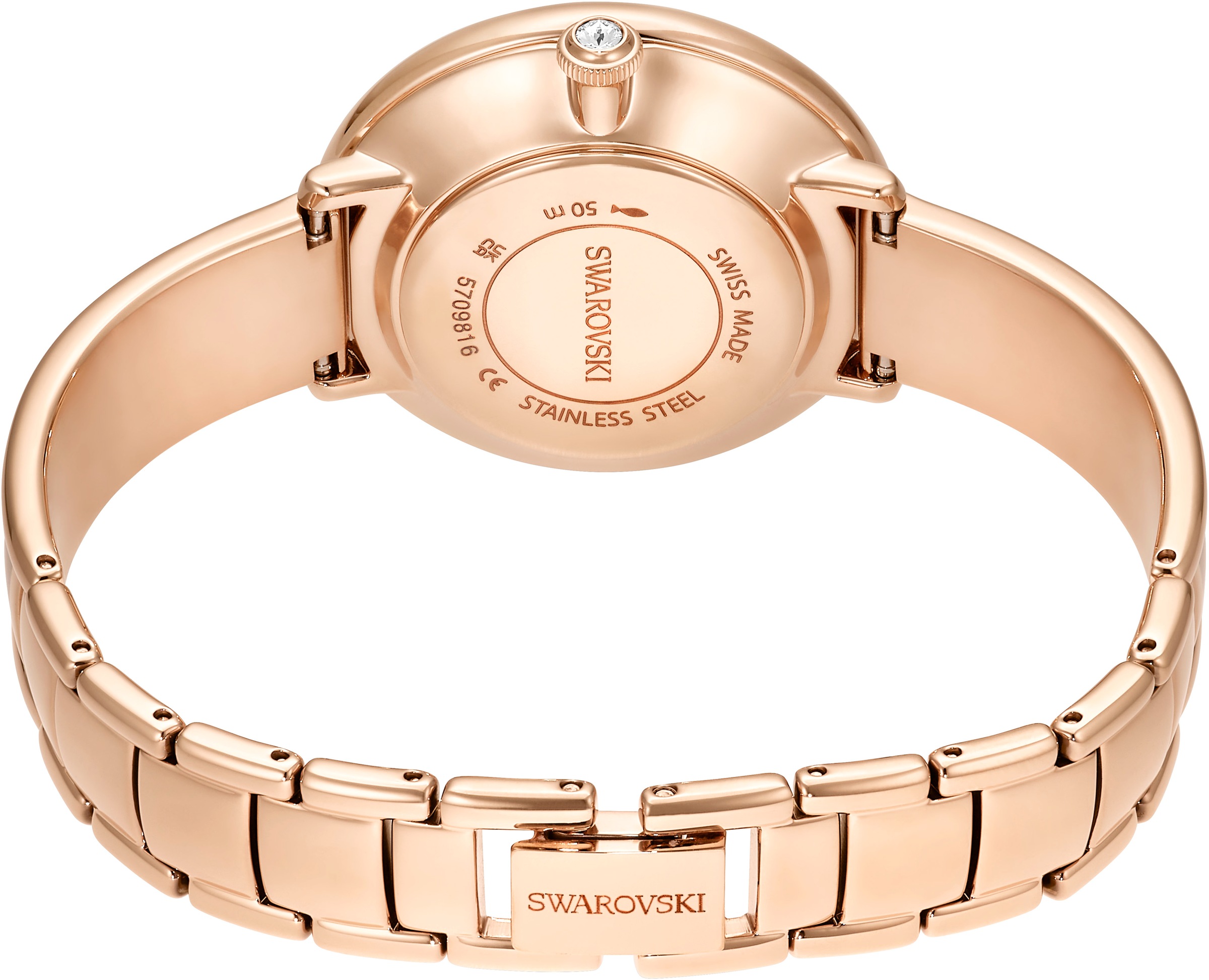 Swarovski Quarzuhr »CRYSTALLINE«, Armbanduhr, Damenuhr, Swiss Made, Edelstahlarmband, analog