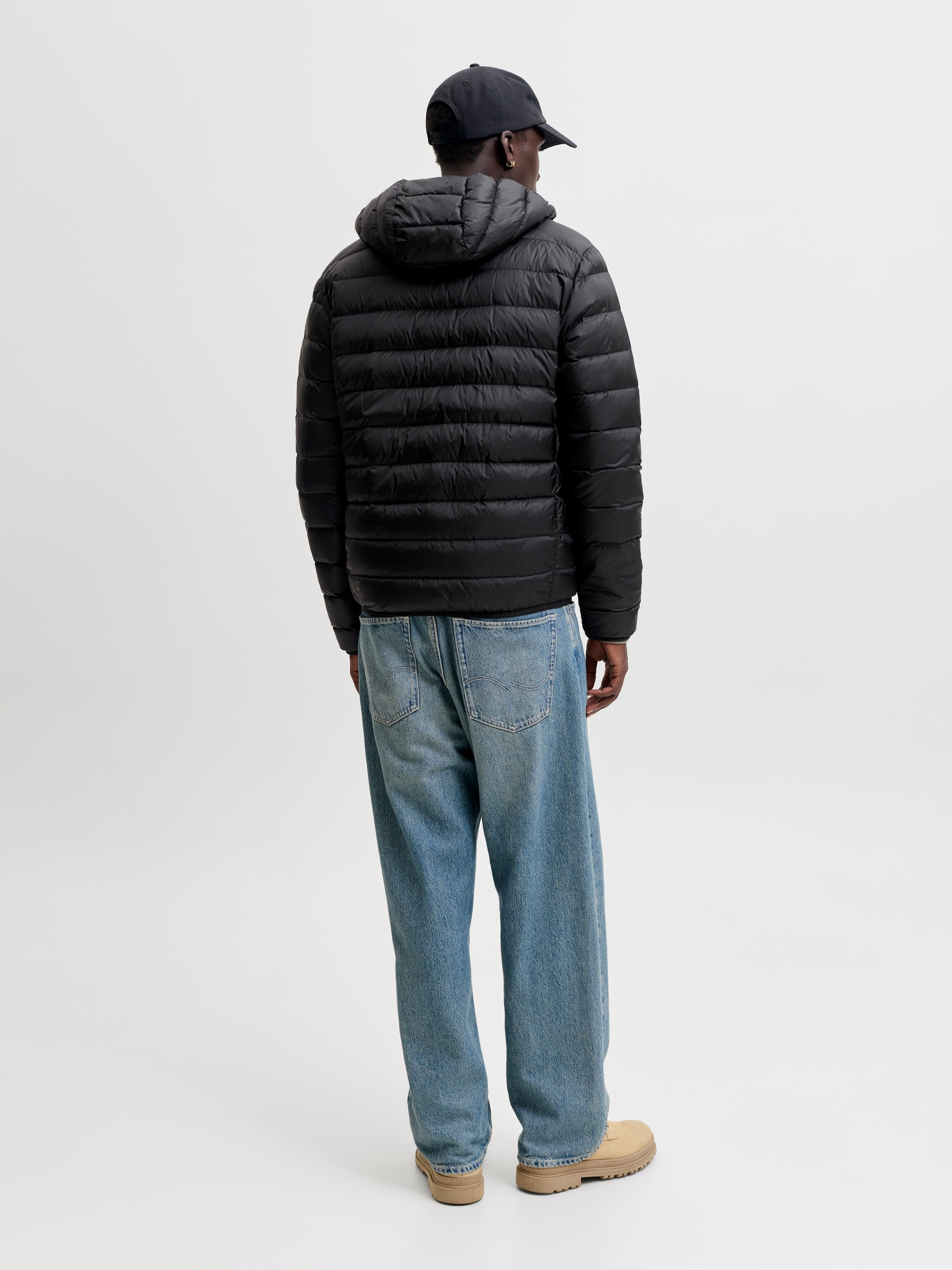 Jack & Jones Steppjacke »JJEBERG LIGHT DOWN PUFFER HOOD NOOS« mit Kapuze Kunstfaser, normal geschnitten