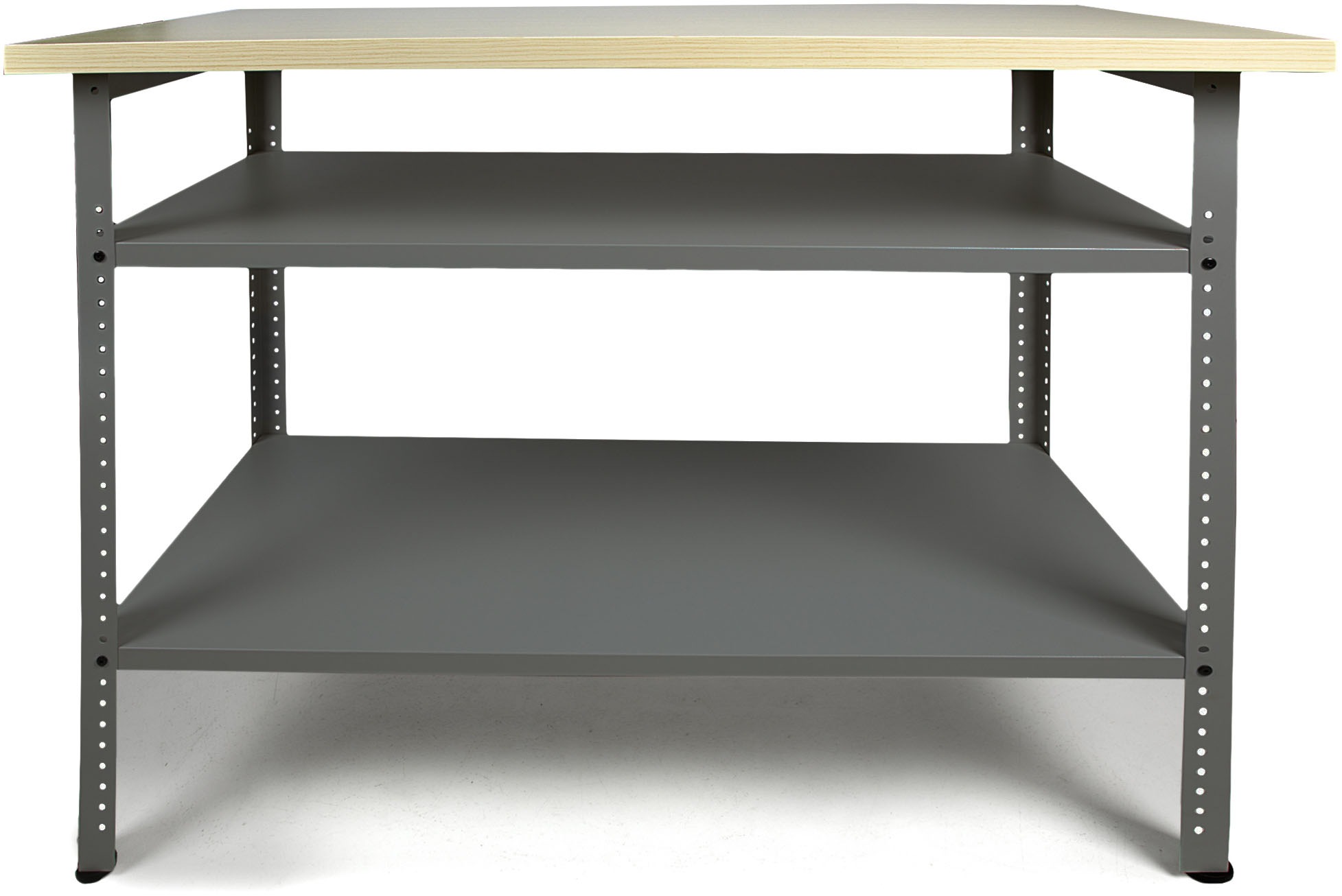 ONDIS24 Werkbank "Werkbank Nobbi Pro 120cm, Dunkelgrau", B:120cm H:85cm T:60cmgrau, Werkstatt, Werkbänke, große, variabel einsetzbare Ablagen,