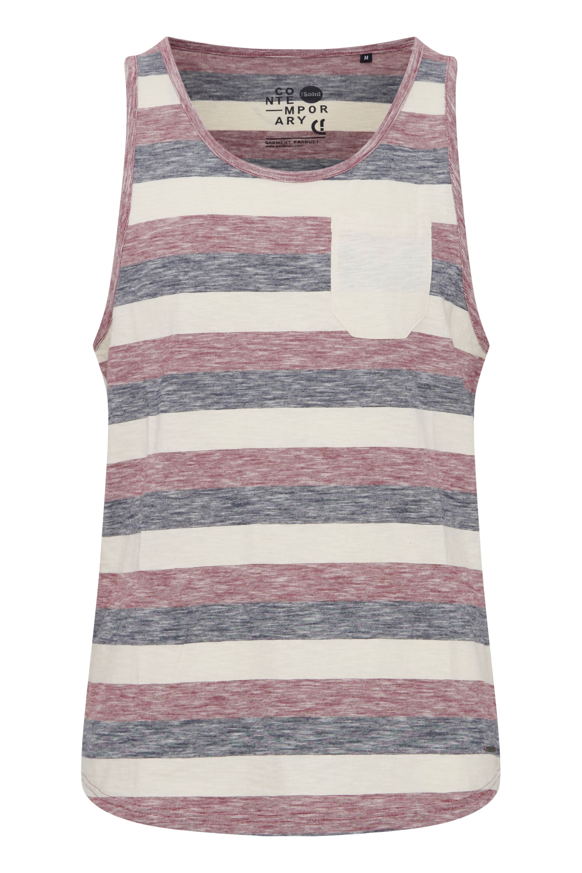 SOLID Herren Longtop "Tanktop SDWhicco", rot, Gr. XXL, Obermaterial: 100% Baumwolle CO., Tops