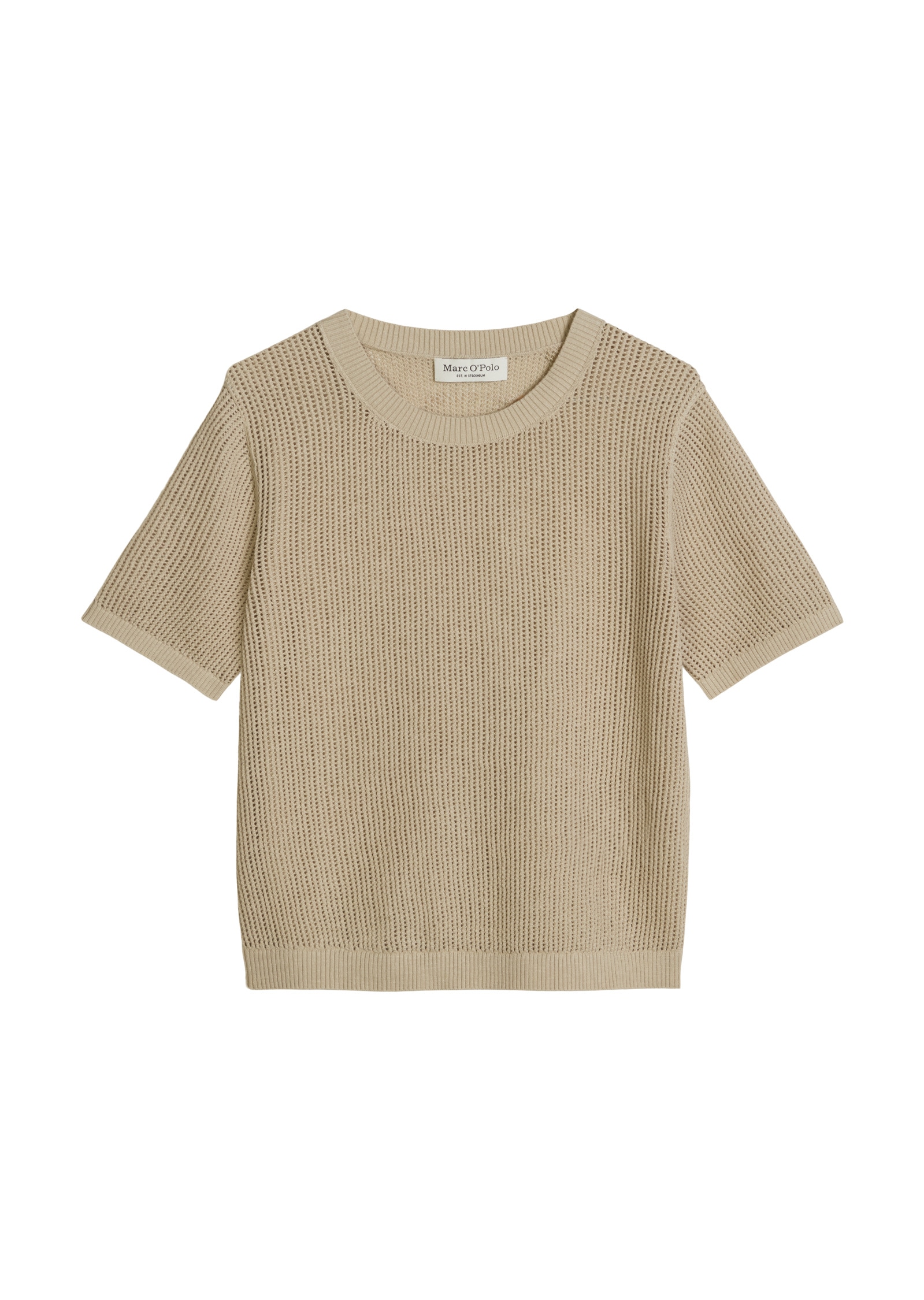 Marc O'Polo Strickpullover »aus Baumwolle-Leinen-Slub-Garn«