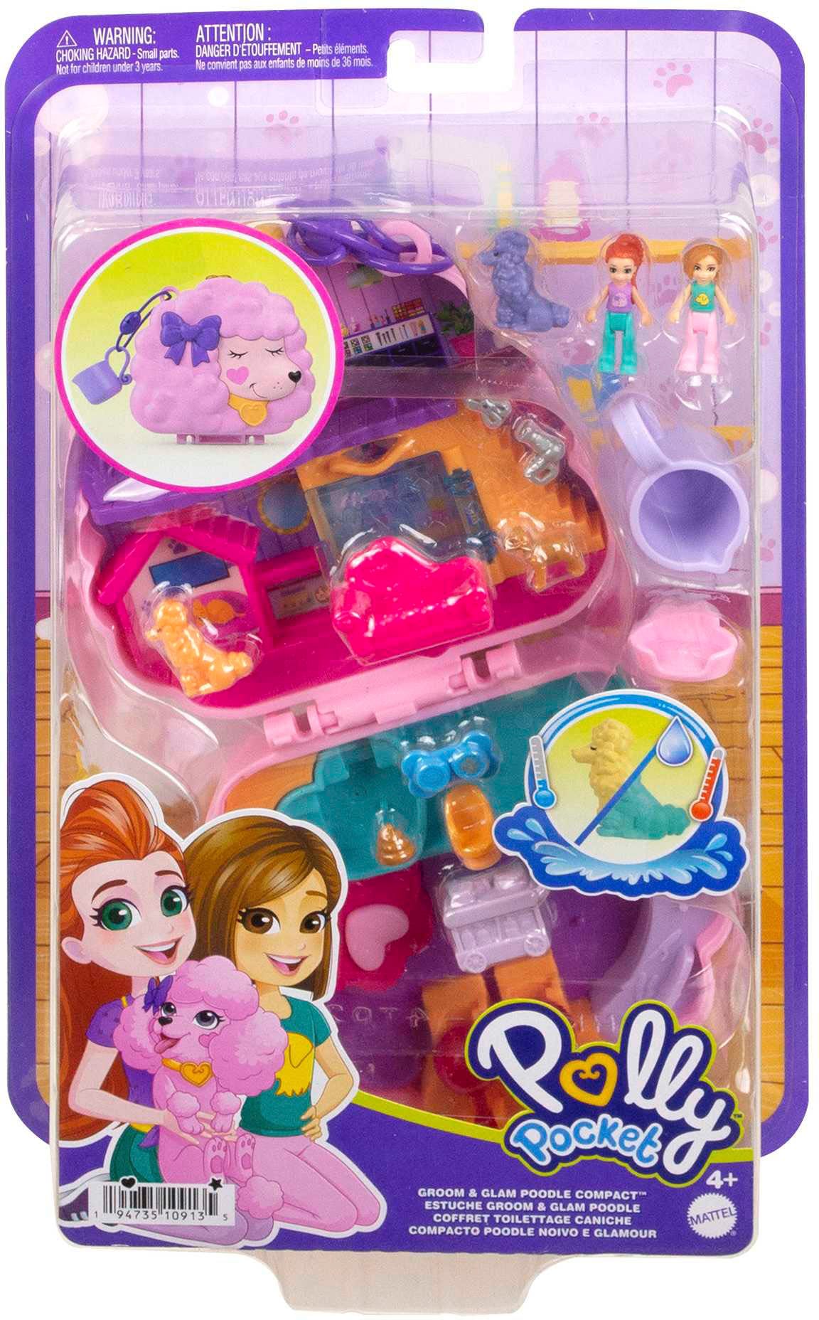 Polly Pocket Spielwelt »Stylischer Pudel Schatulle«