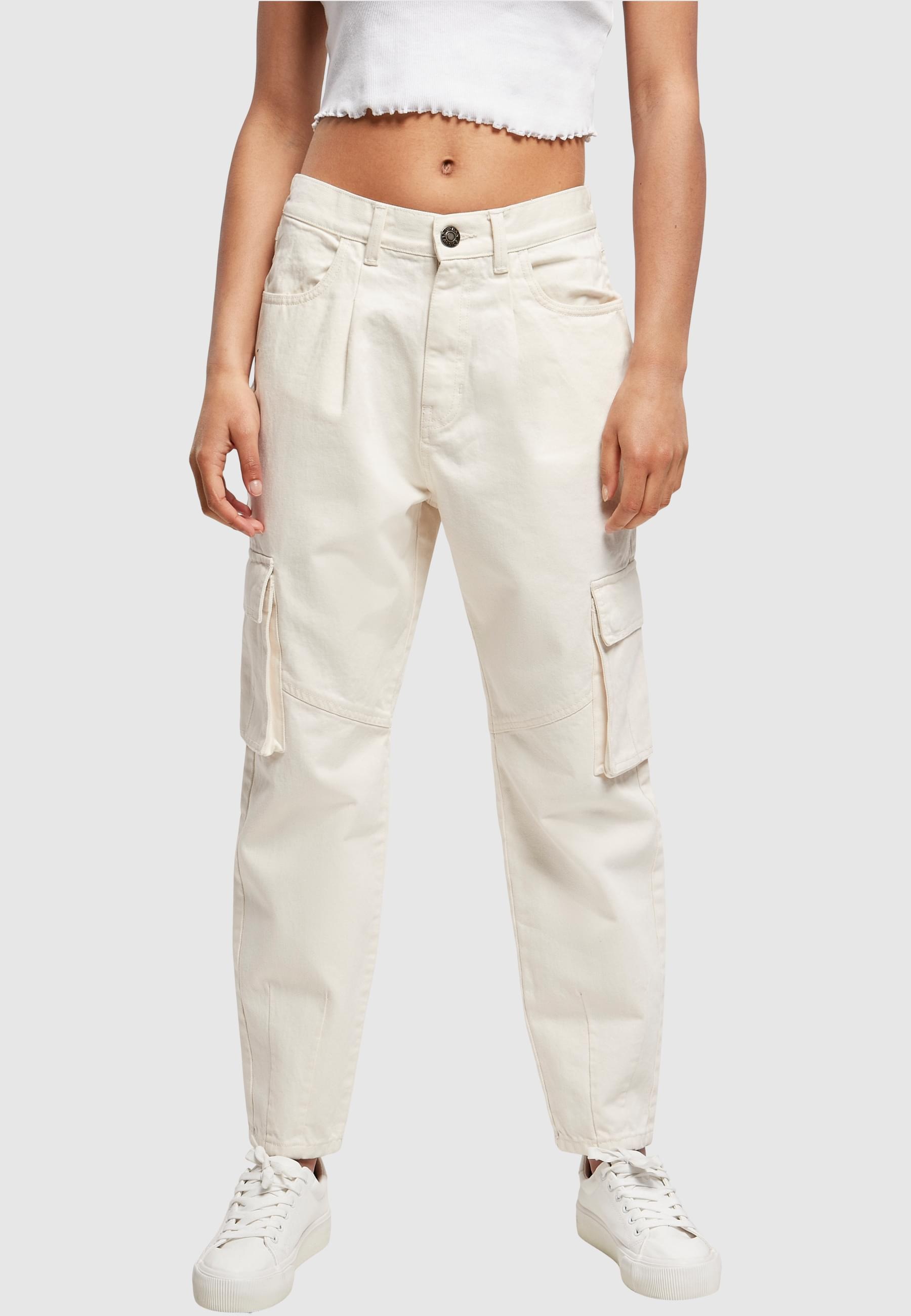URBAN CLASSICS Cargohose »Urban Classics Damen Ladies Ballon Fit Cargo Twill Pants«, (1 tlg.)