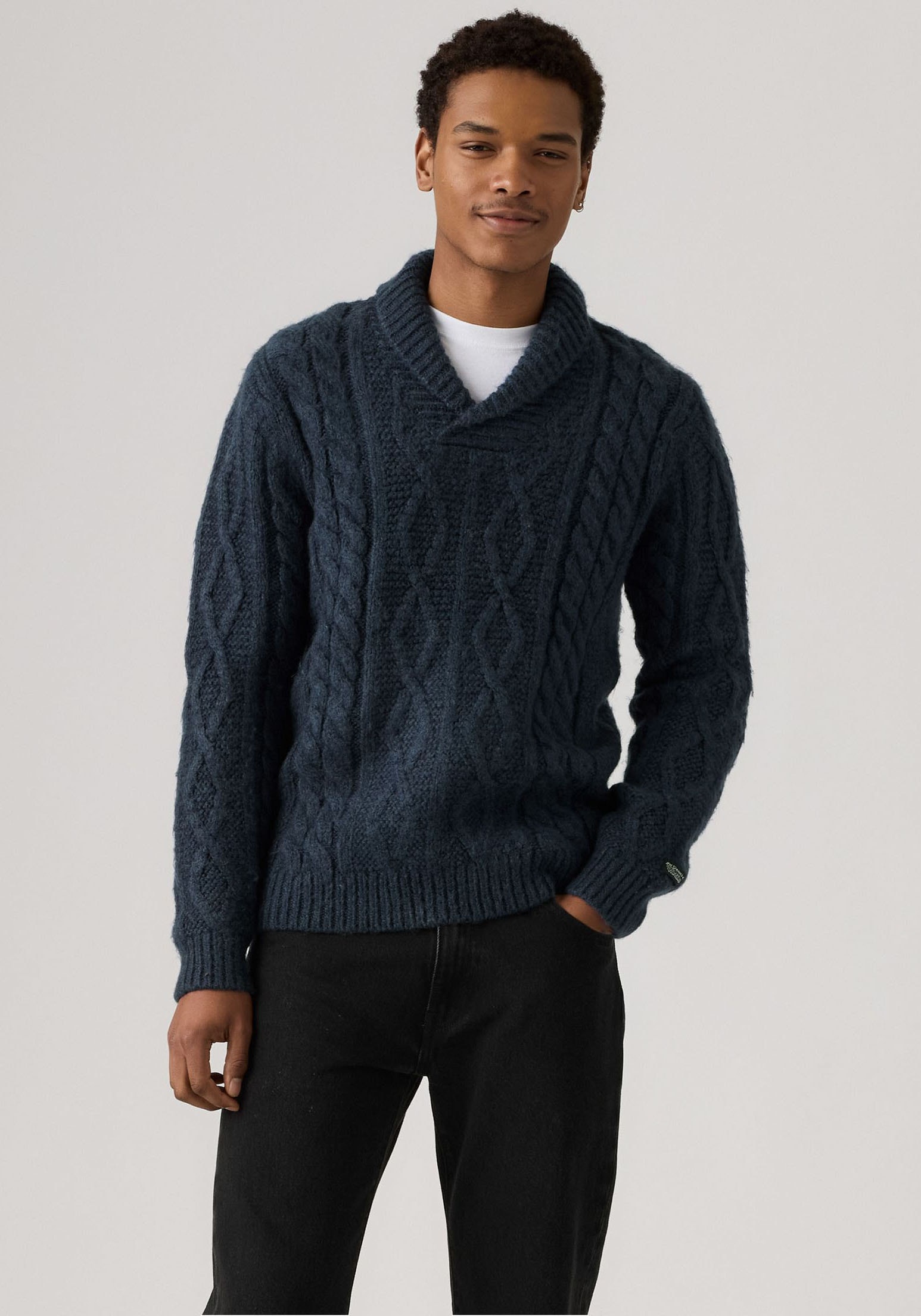 Levis Strickpullover mit Ajourstrickmuster günstig online kaufen
