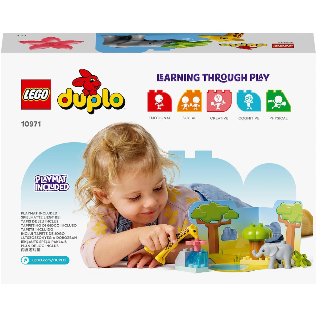 LEGO® Konstruktionsspielsteine »Wilde Tiere Afrikas (10971), LEGO® DUPLO«, (10 St.)